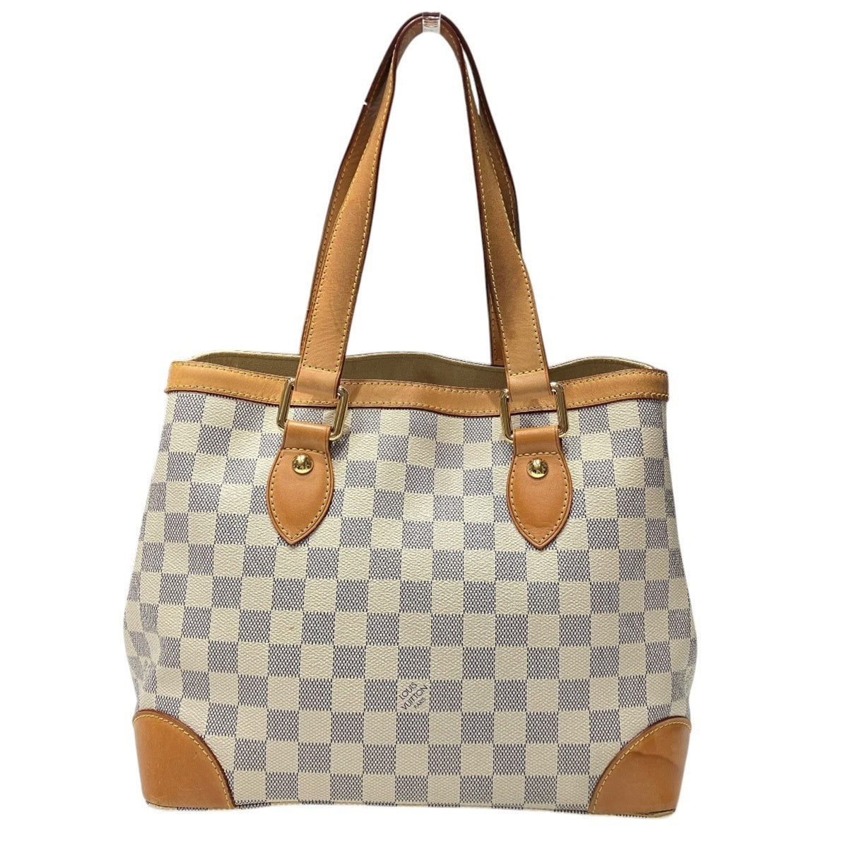 Louis Vuitton White Damier Canvas Shoulder Bag (Pre-Owned)