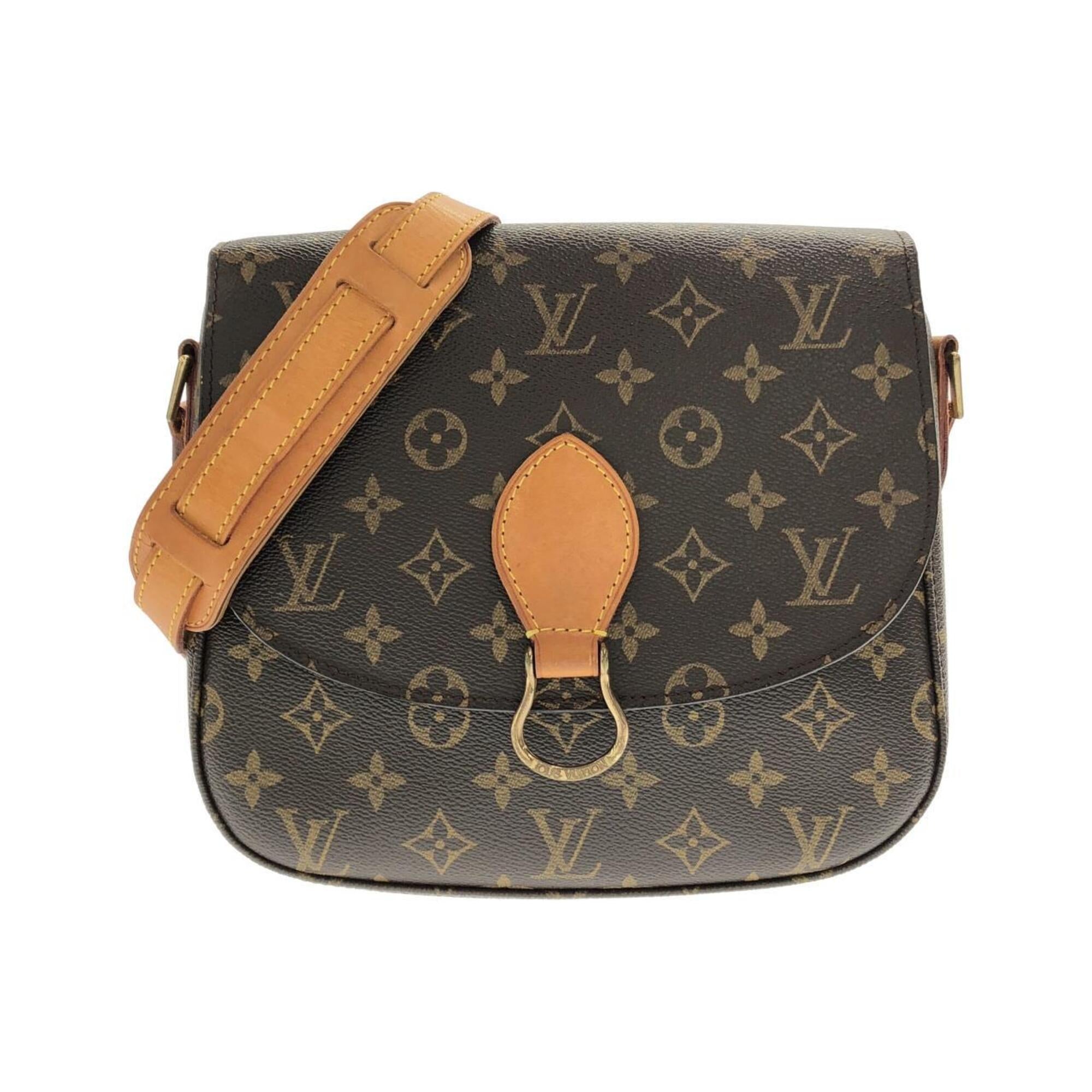 Louis Vuitton Monogram Marron Coated Canvas Shoulder Bag (Pre-Owned)