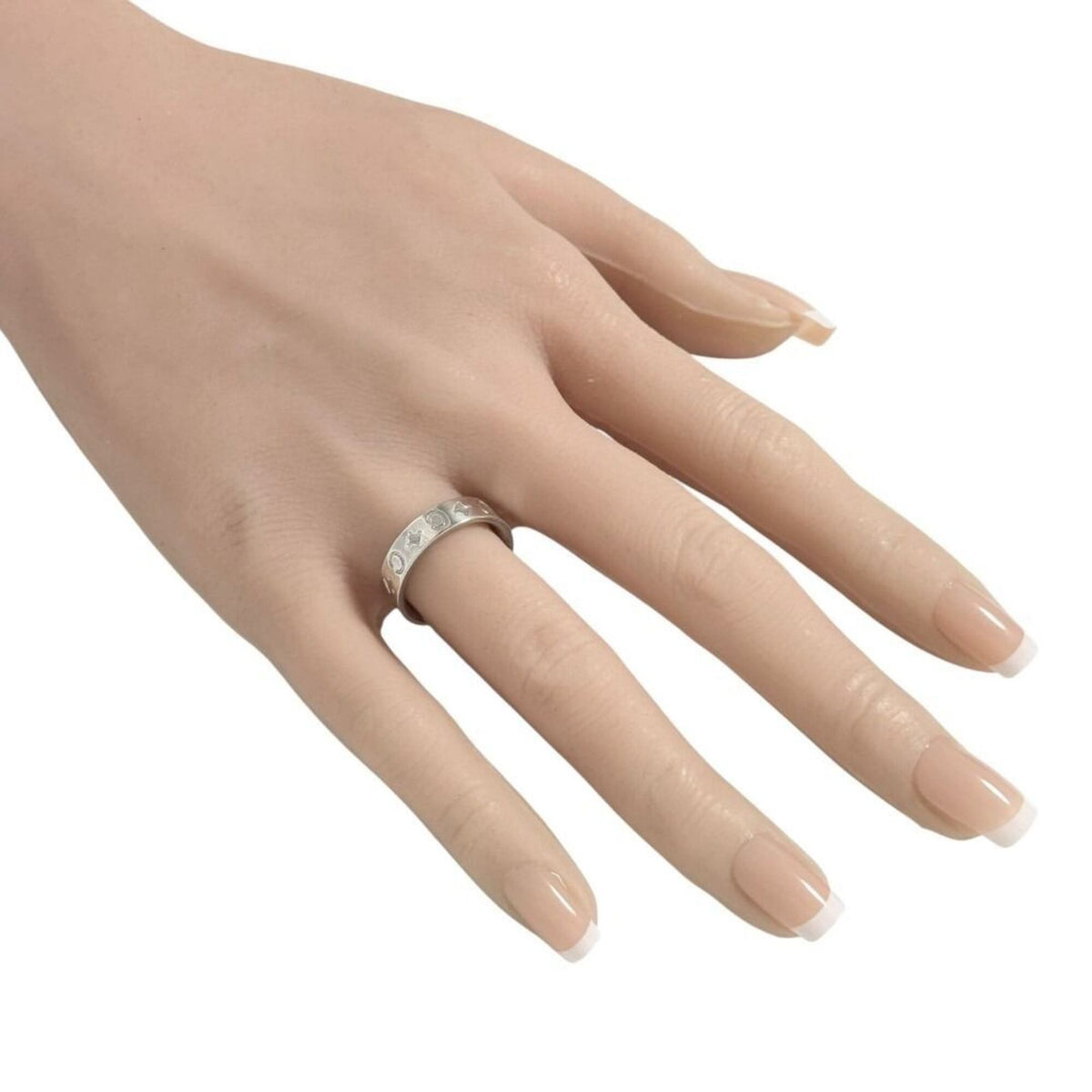 Celine Silver Silver 925 Band Ring (Pre-Owned)