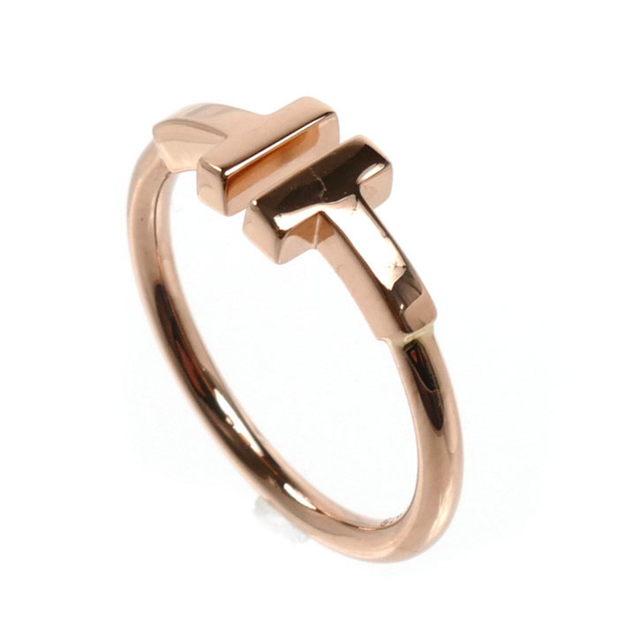 Tiffany Pink Gold (18K) Band Ring (Pre-Owned)