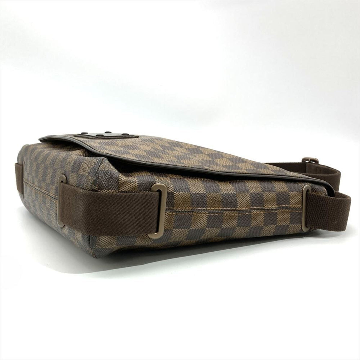 Louis Vuitton Damier Brown Damier Canvas Ebene Damier Canvas Shoulder Bag (Pre-Owned)