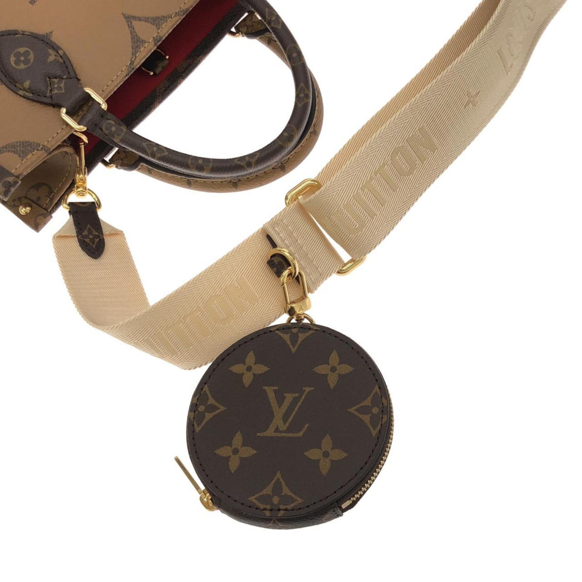 Louis Vuitton Marron Coated Canvas Handbag (Pre-Owned)