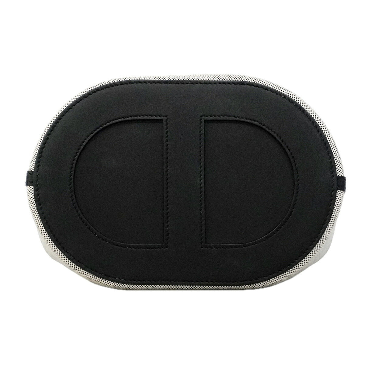 Hermes Black Toile H Handbag (Pre-Owned)