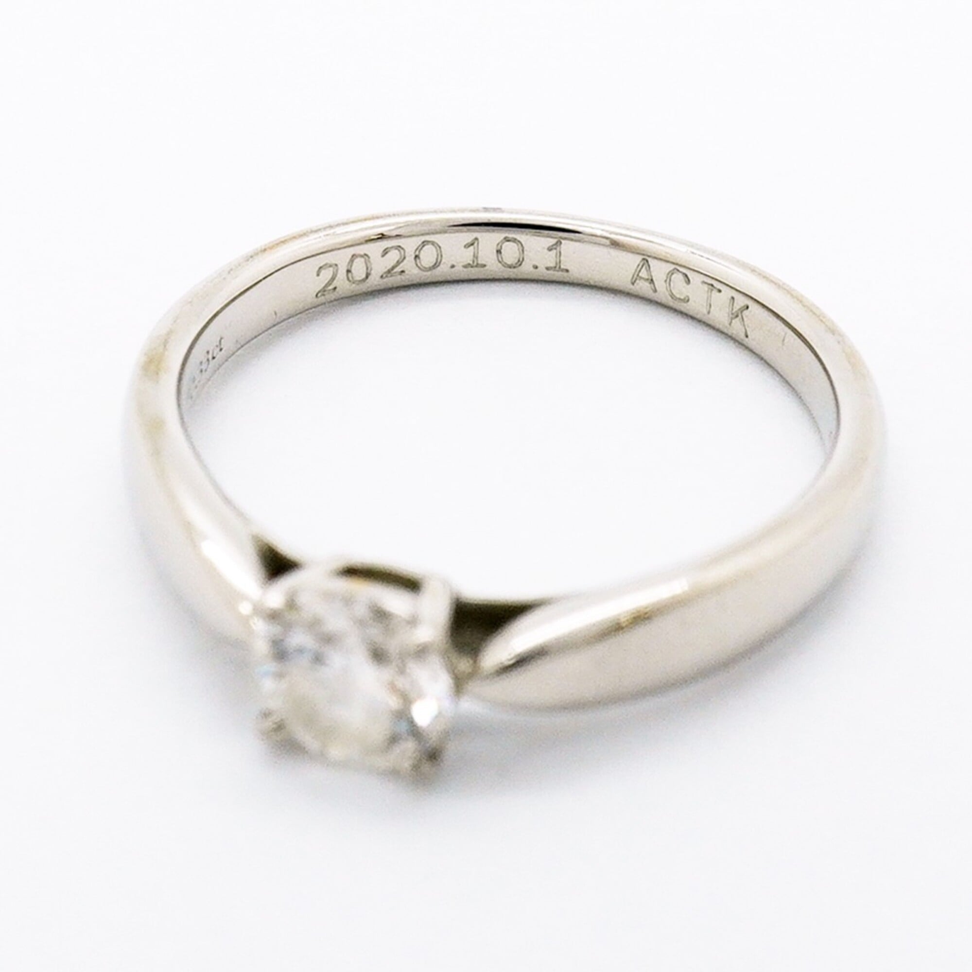 Tiffany Platinum 950 Band Ring (Pre-Owned)