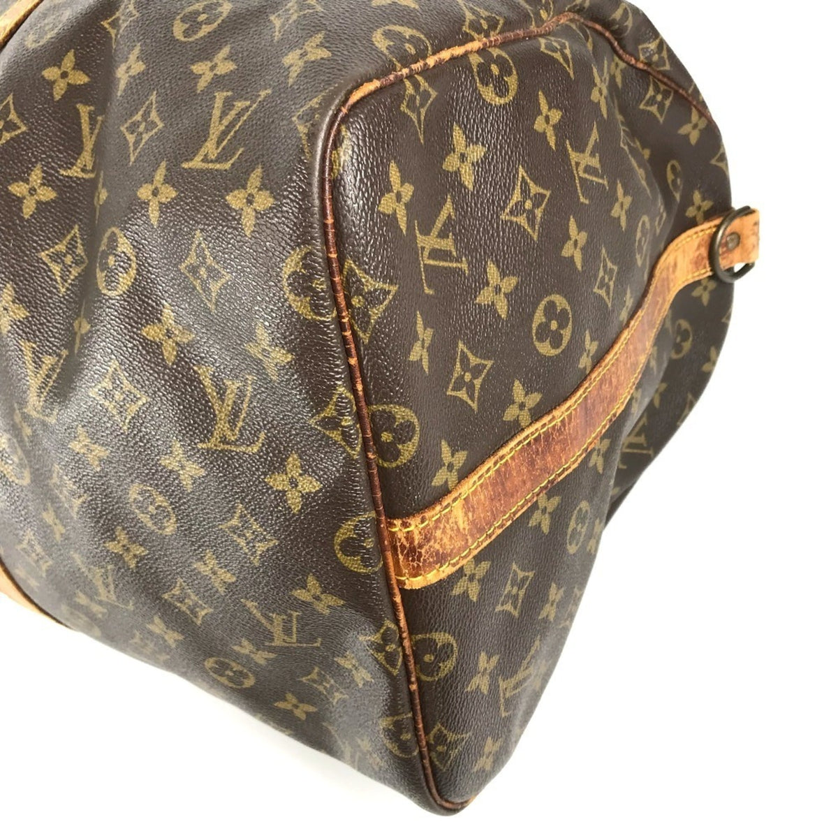 Louis Vuitton Brown Monogram Canvas Boston Bag Handbag (Pre-Owned)