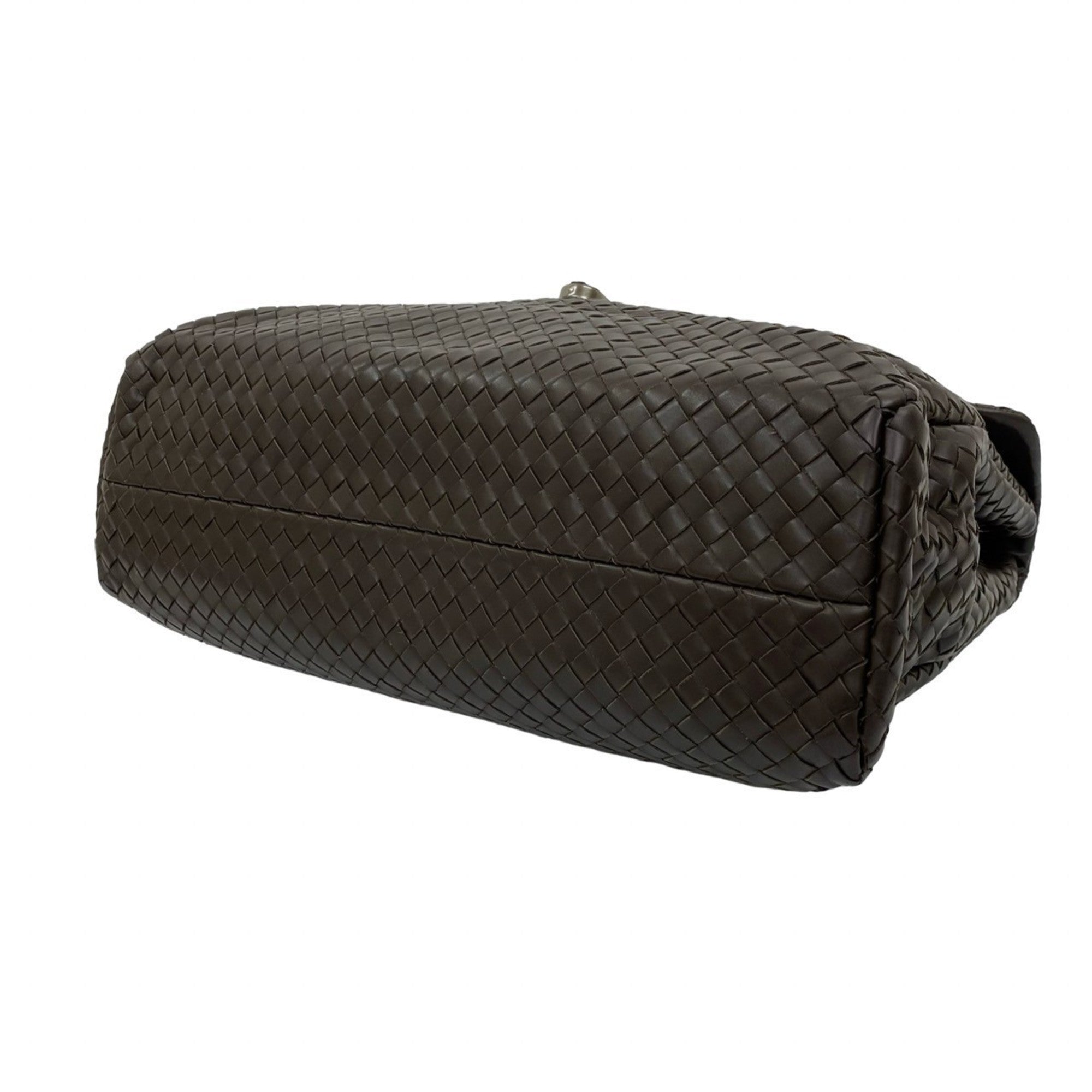 Bottega Veneta Brown Leather Briefcase (Pre-Owned)