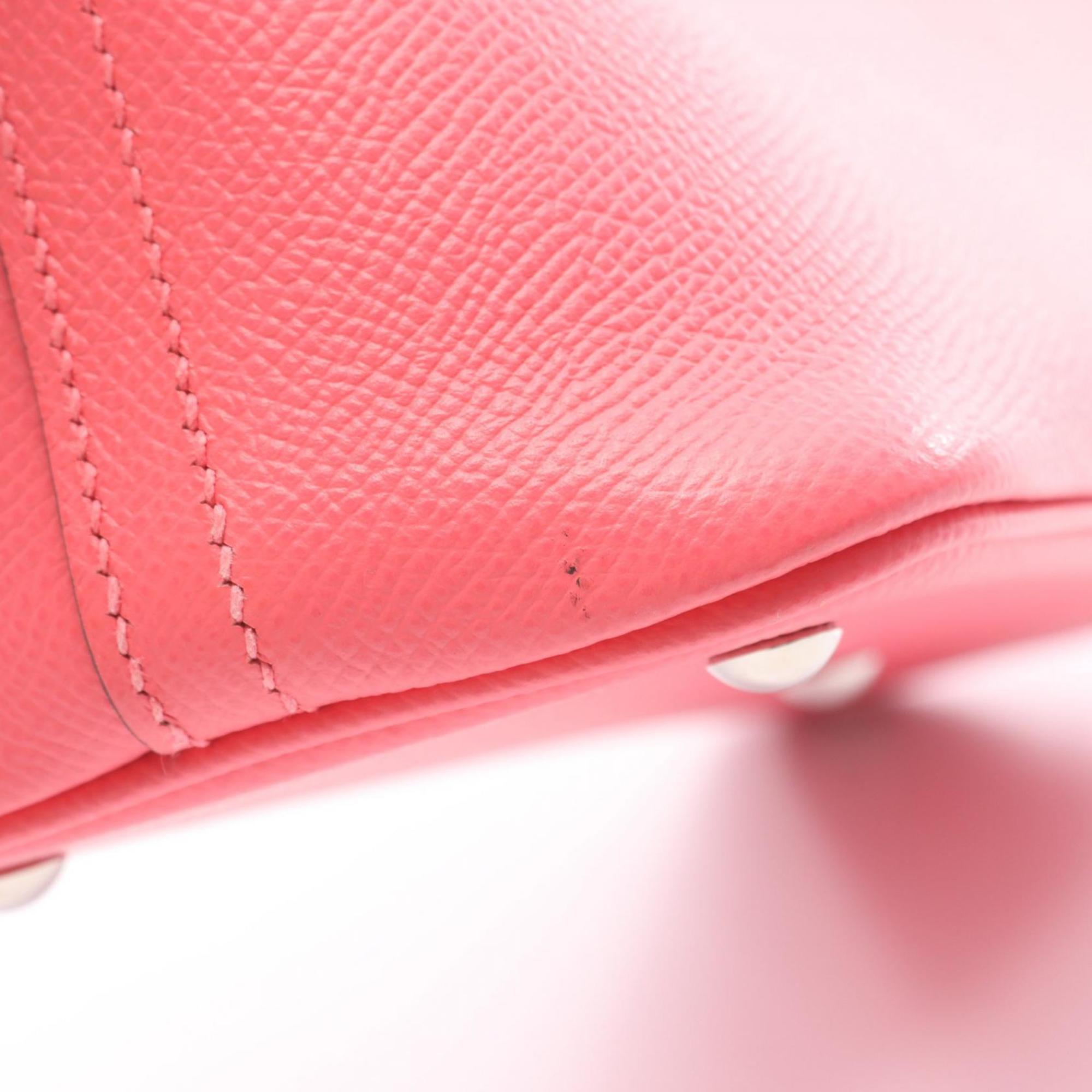 Hermes Pink Leather Epsom Leather Handbag (Pre-Owned)