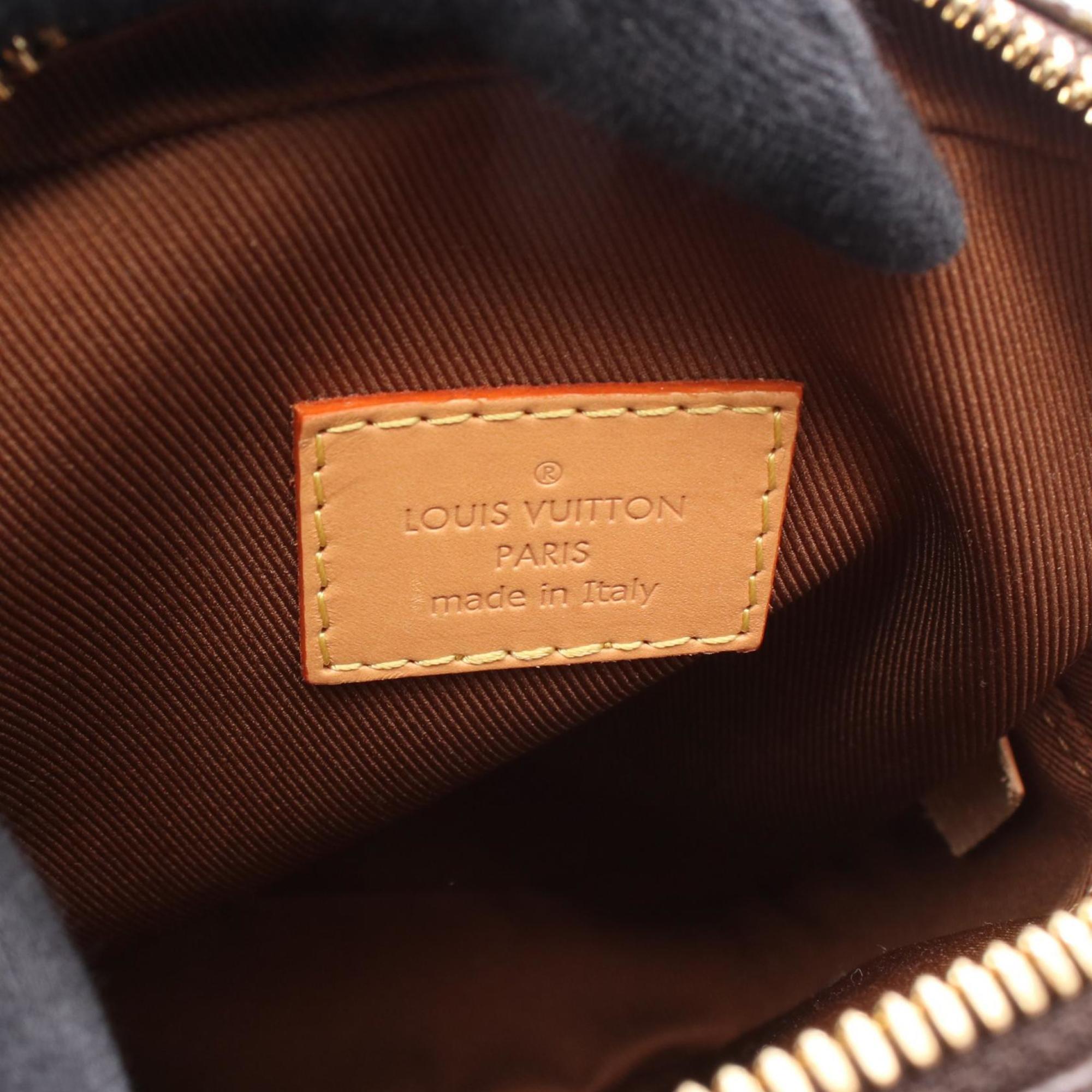 Louis Vuitton Brown Multi-Color Coated Canvas Leather Shoulder Bag (Pre-Owned)