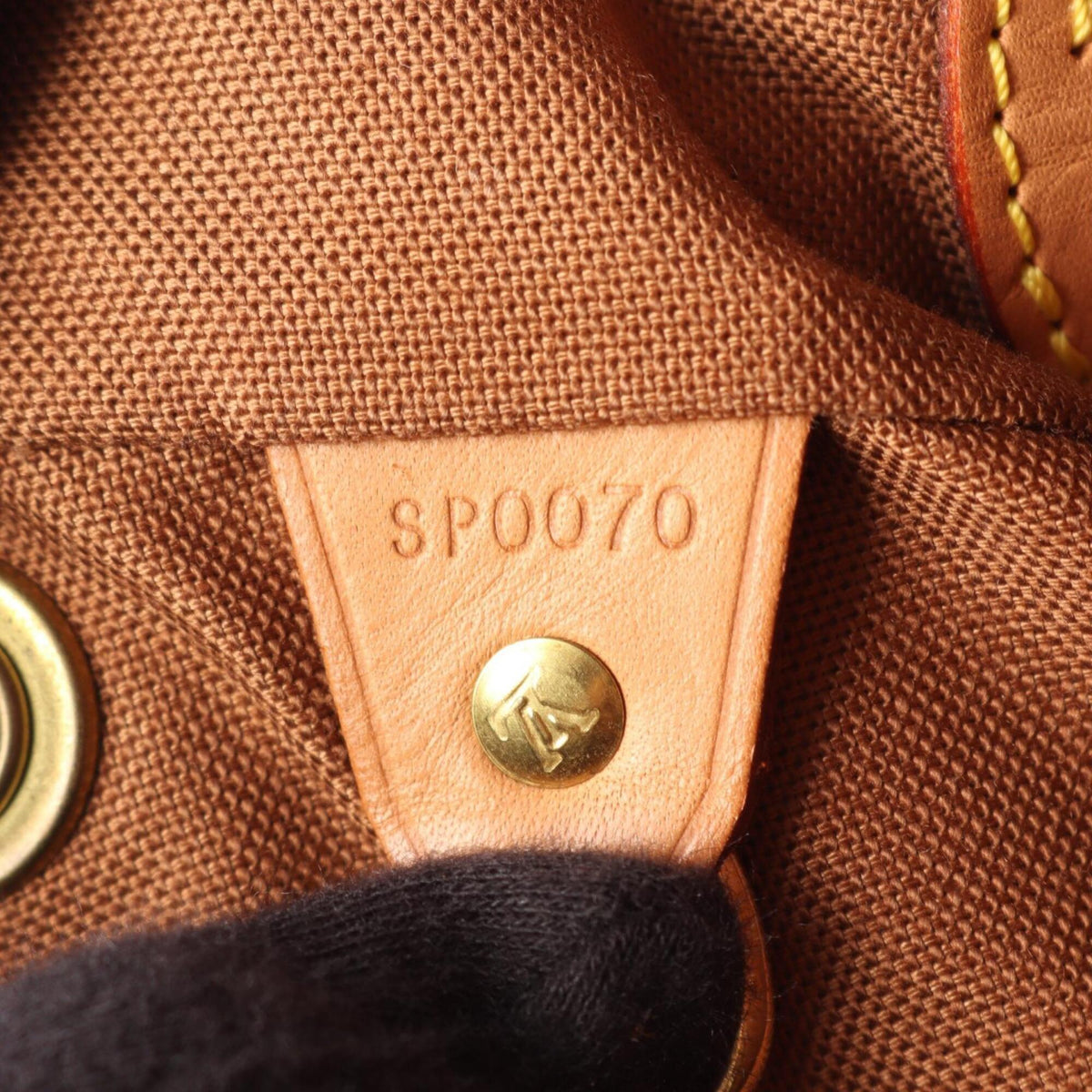 Louis Vuitton Brown Monogram Coated Canvas Leather Backpack Handbag (Pre-Owned)