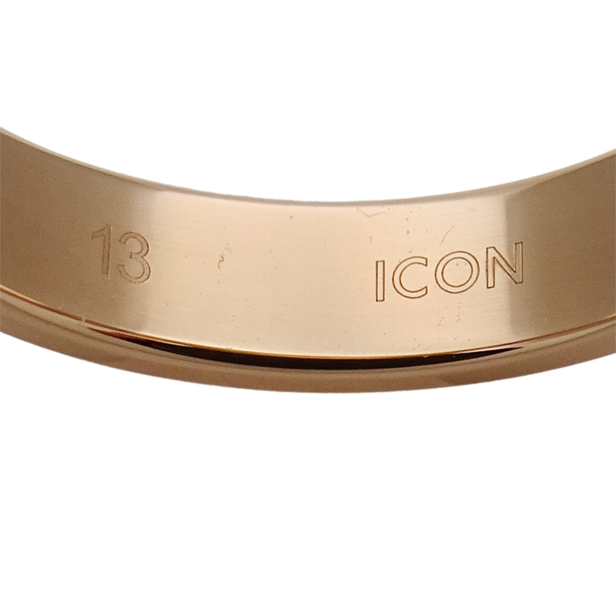 Gucci Icon Pink Gold Pink Gold (18K) Band Ring (Pre-Owned)