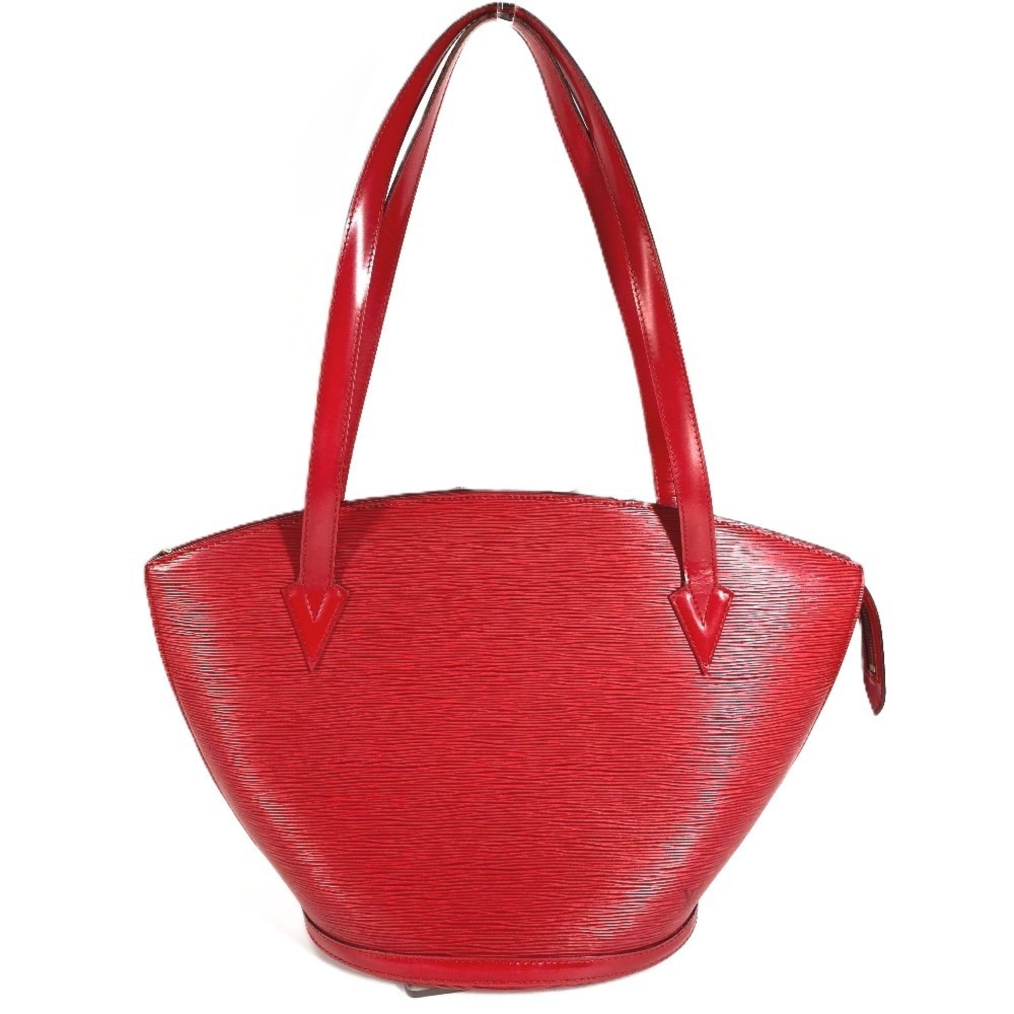 Louis Vuitton Castilian Red Red Color Epi Leather Shoulder Bag (Pre-Owned)