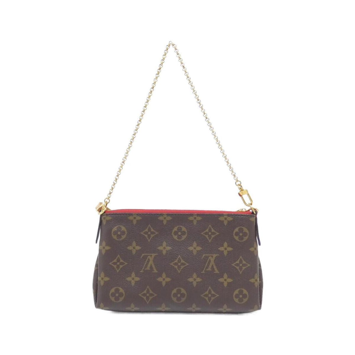 Louis Vuitton Monogram Cerise Marron Coated Canvas Shoulder Bag (Pre-Owned)