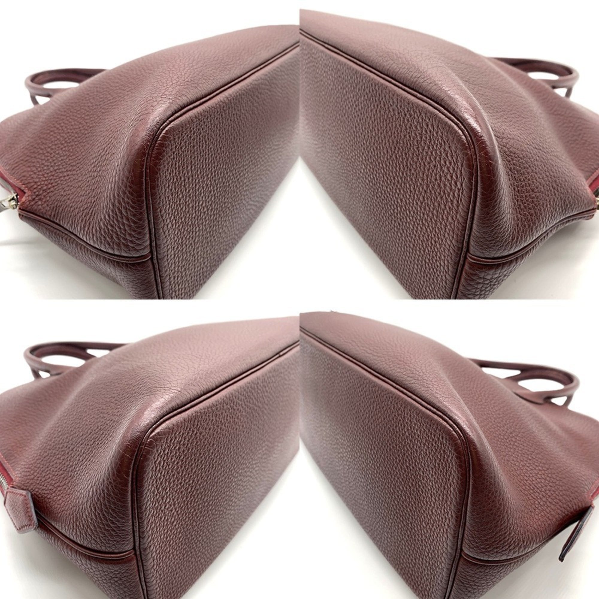 Hermes Bolide Bordeaux Togo Leather Handbag (Pre-Owned)