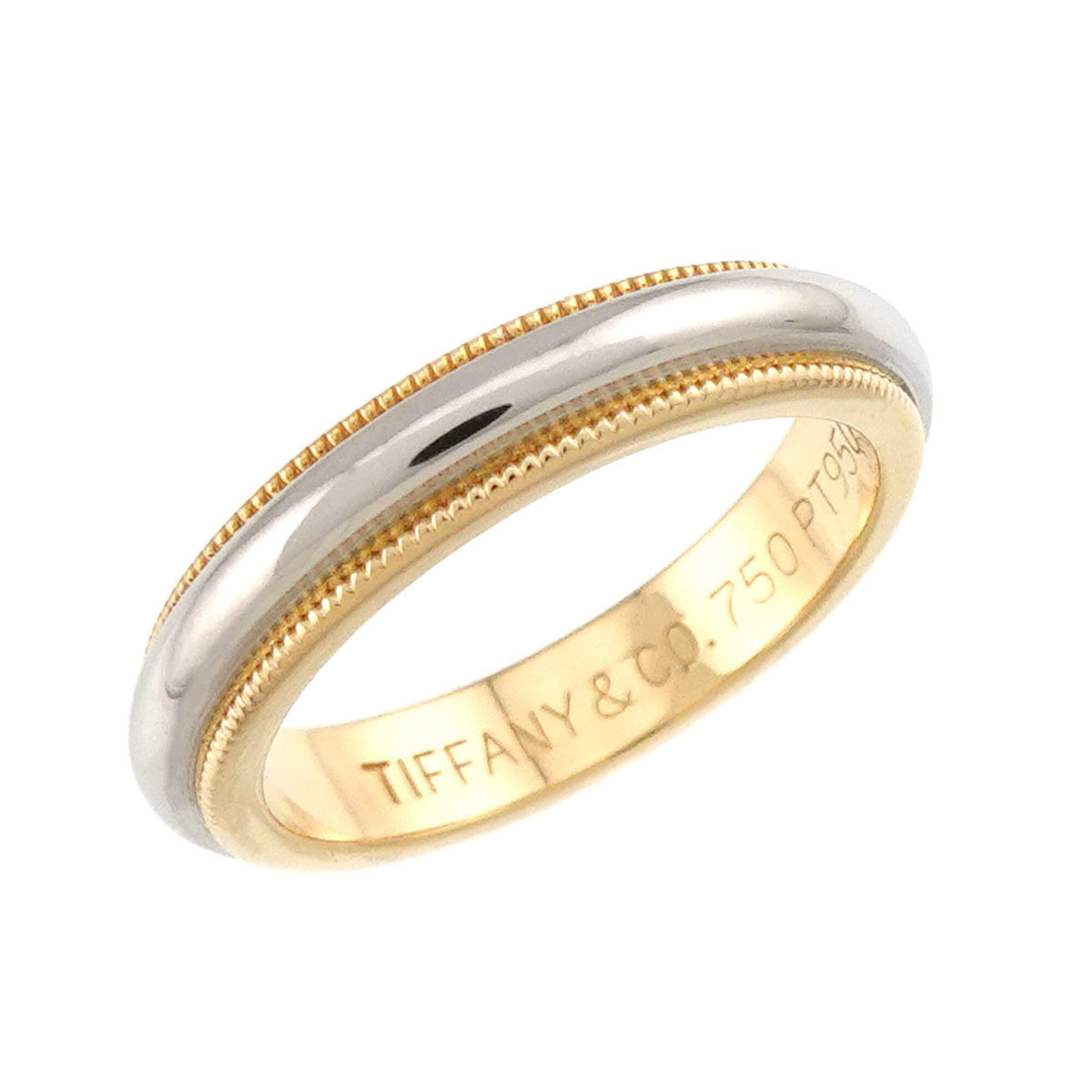 Tiffany Yellow Gold (18K) Platinum 950 Band Ring (Pre-Owned)