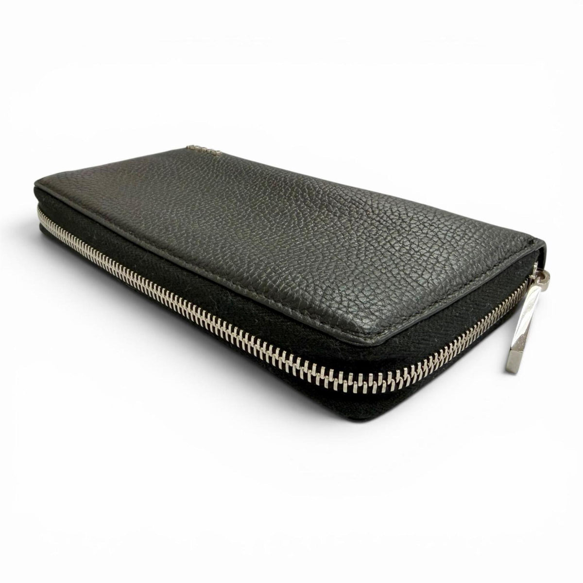 Gucci Black Leather Long Wallet (Bi-Fold) (Pre-Owned)