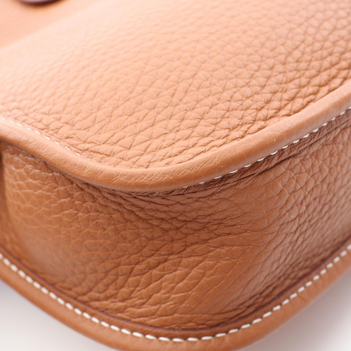 Hermes Brown Taurillon Clemence Leather Handbag Shoulder Bag (Pre-Owned)
