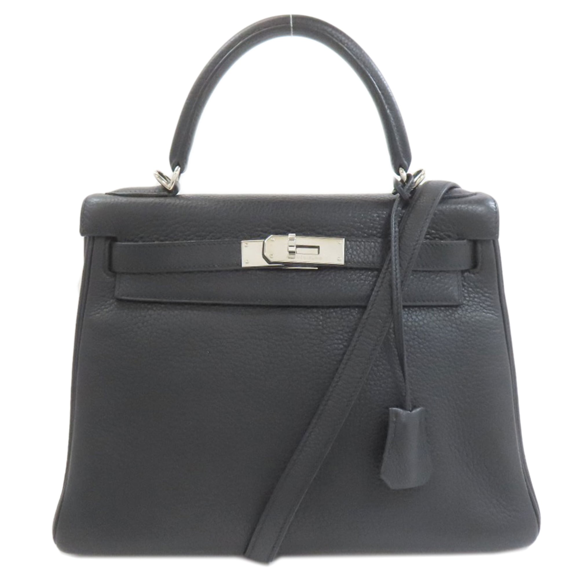 Hermes Kelly Black Handbag (Pre-Owned)
