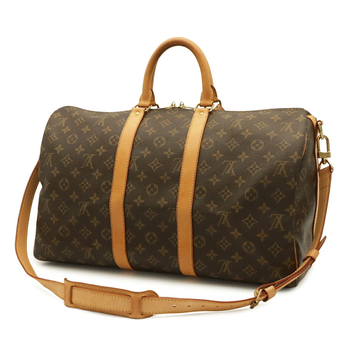 Louis Vuitton Brown Monogram Monogram Boston Bag Handbag Shoulder Bag (Pre-Owned)