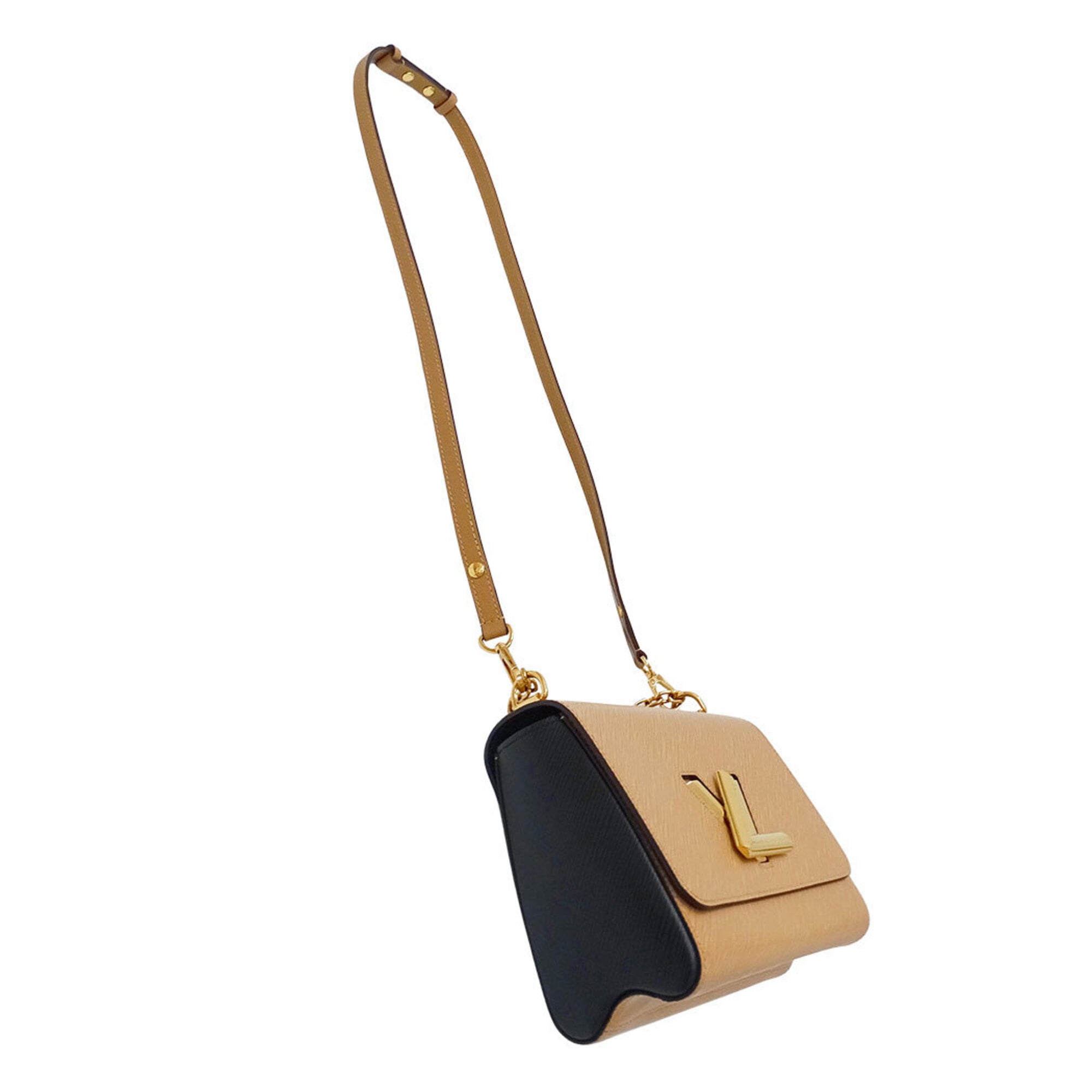 Louis Vuitton Black Camel Epi Leather Handbag Shoulder Bag (Pre-Owned)