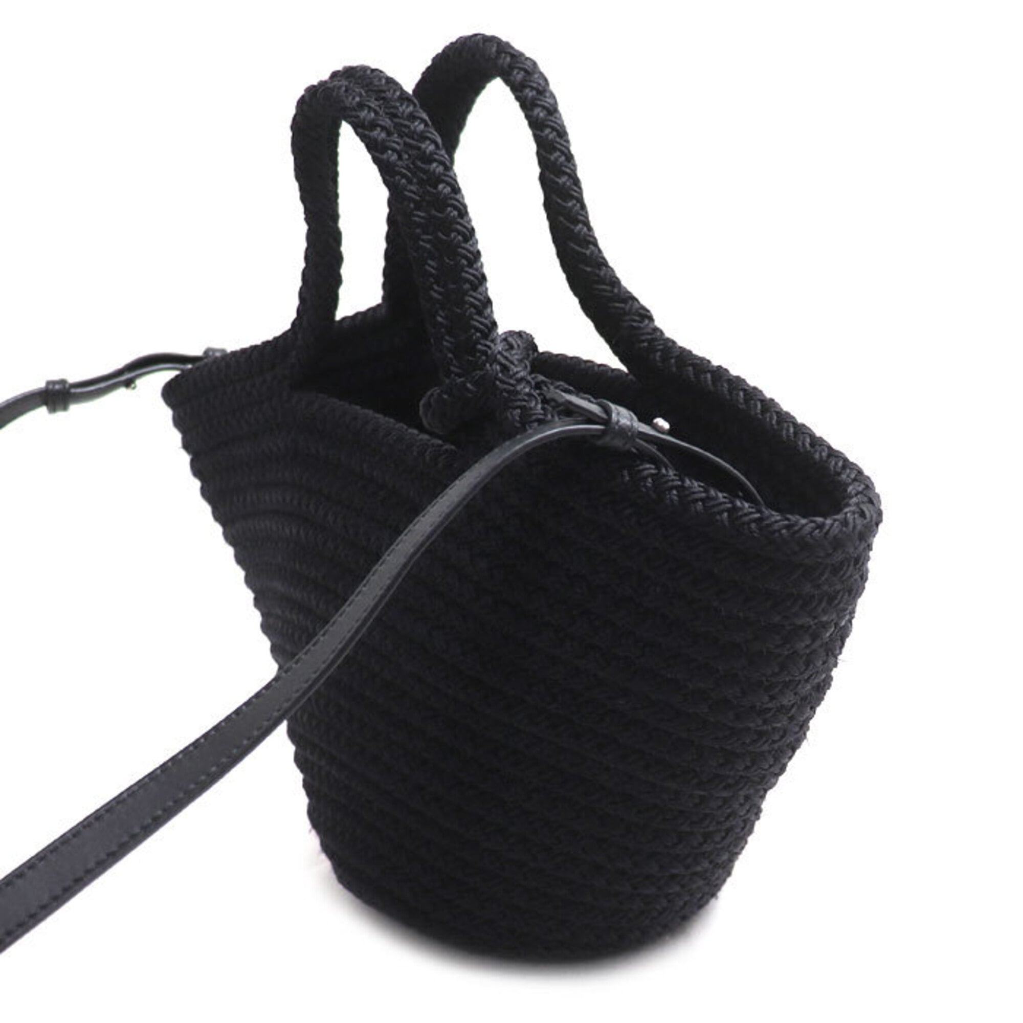 Balenciaga Black Nylon Leather Shoulder Bag (Pre-Owned)