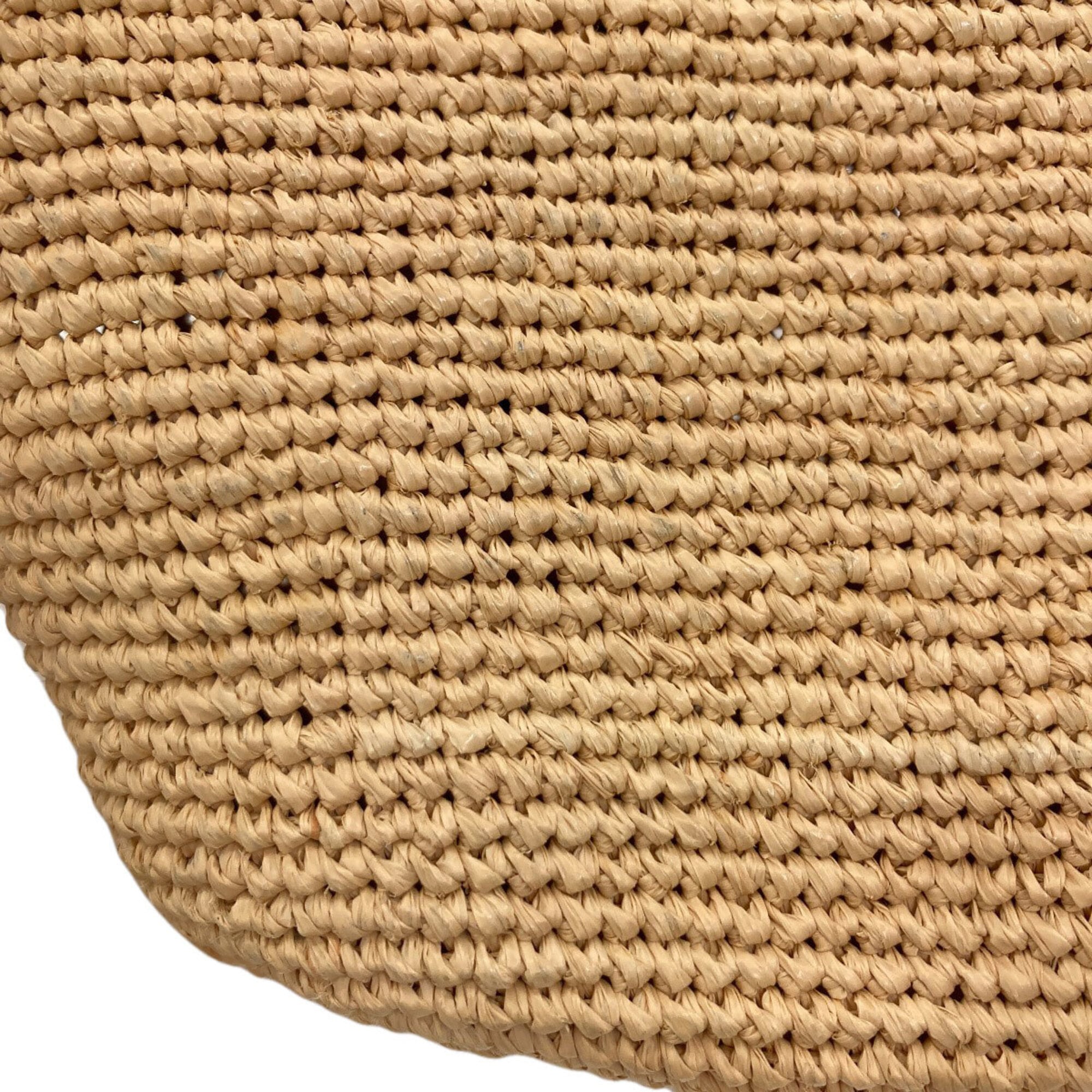 Loewe Brown Raffia Pochette Shoulder Bag (Pre-Owned)