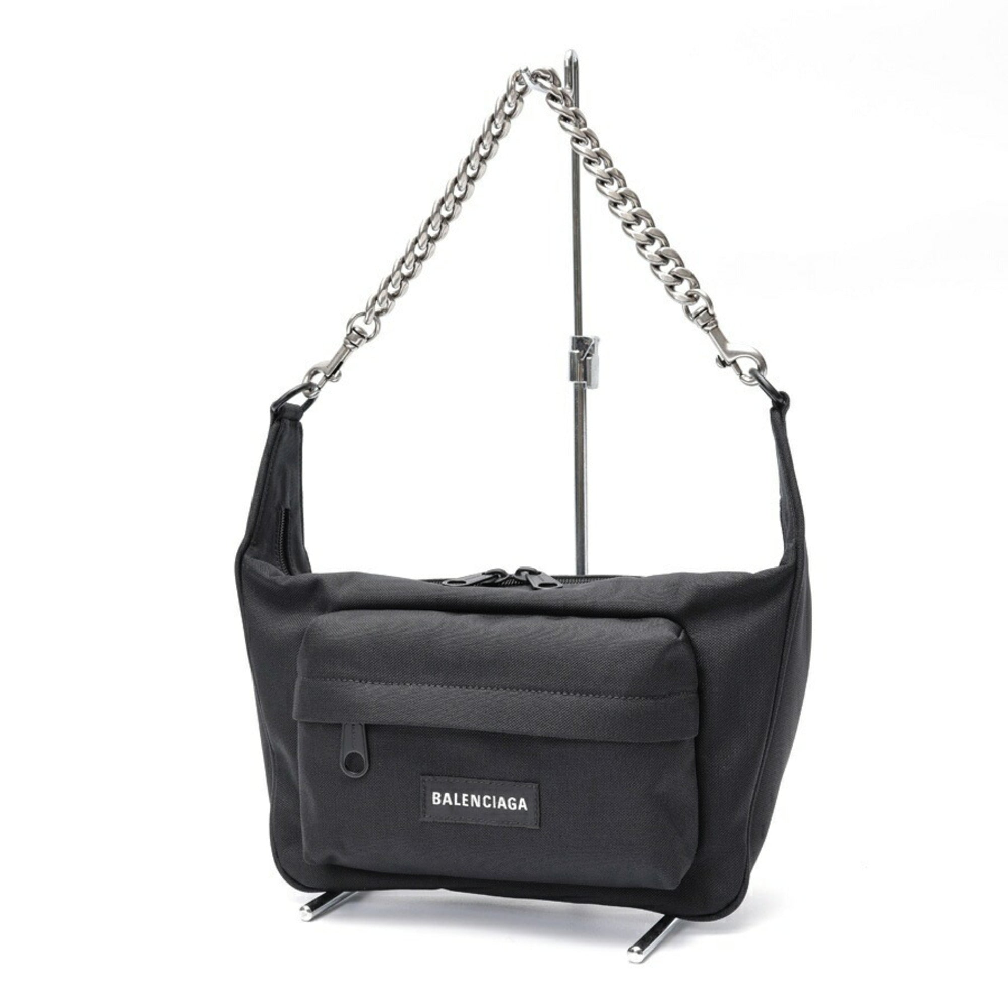 Balenciaga Black Nylon Shoulder Bag (Pre-Owned)