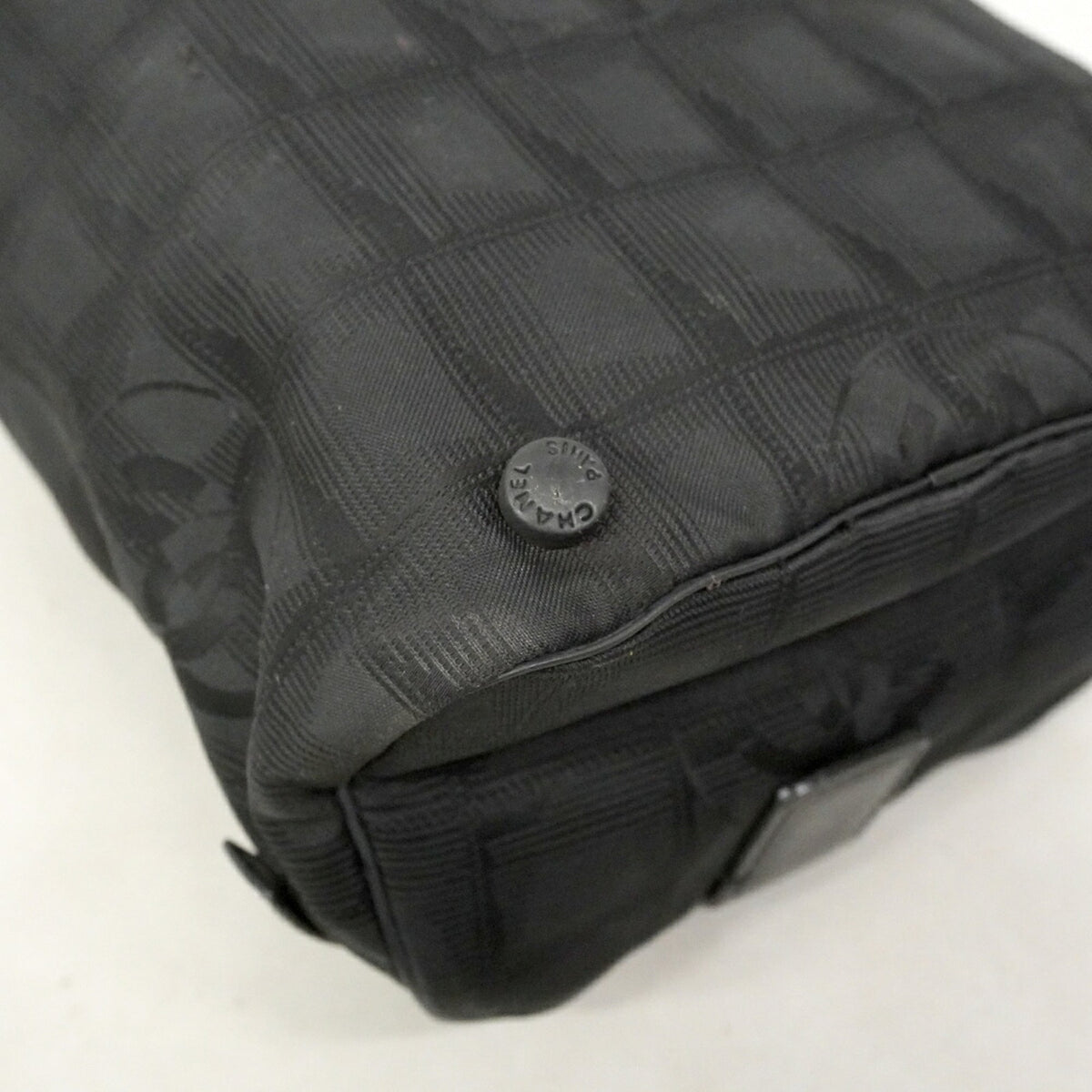 Chanel Black Nylon Vanity Bag (Pre-Owned)