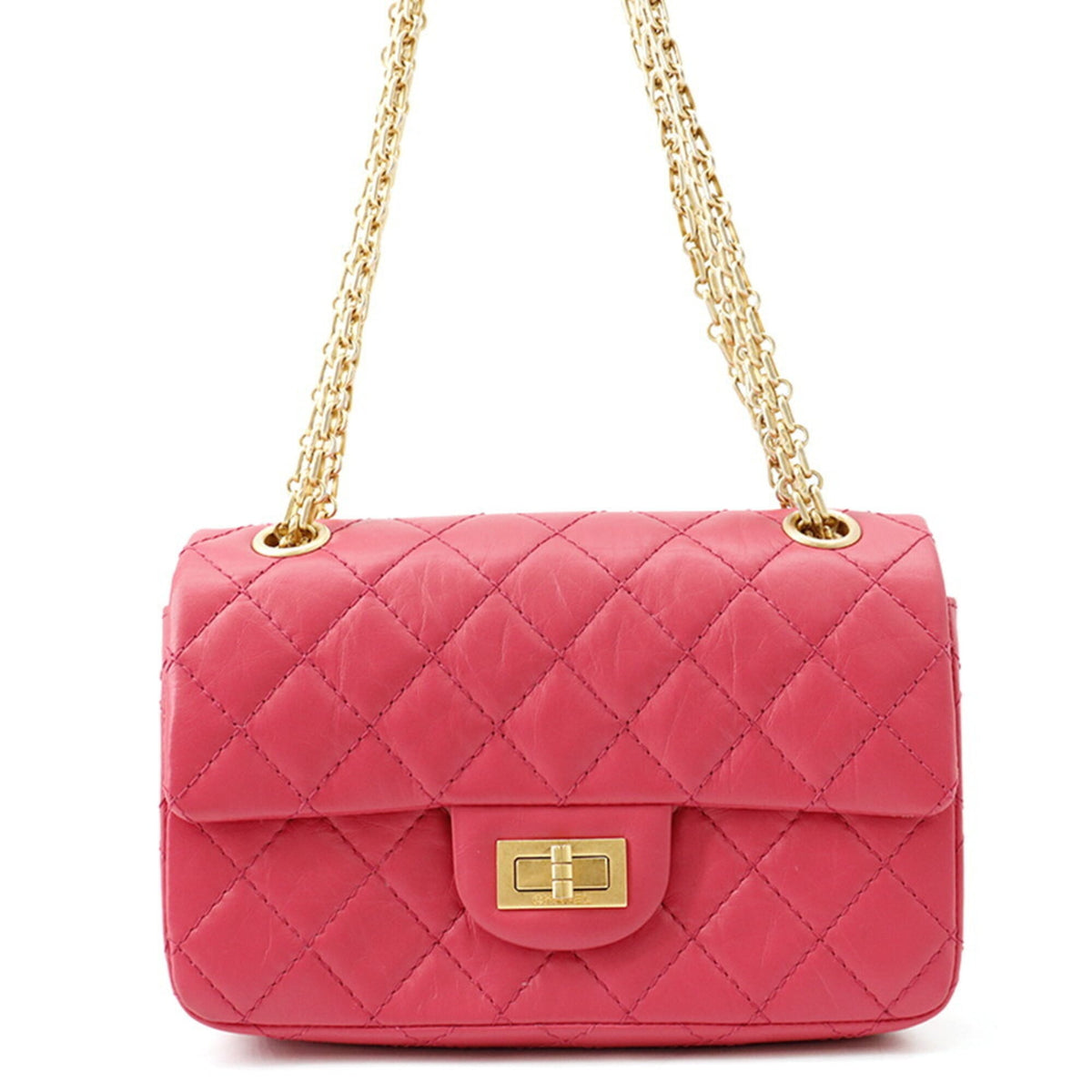 Chanel Pink Handbag Shoulder Bag (Pre-Owned)