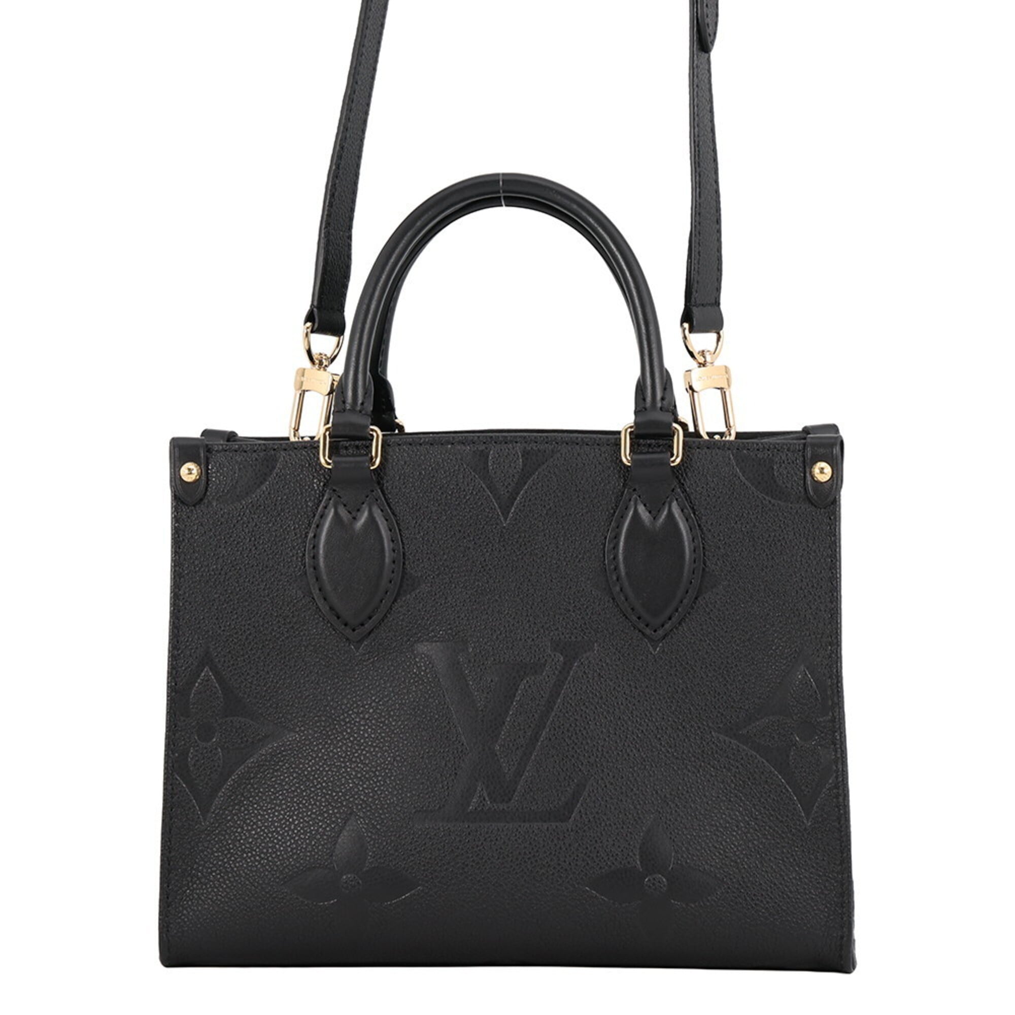 Louis Vuitton Noir Monogram Empreinte Handbag (Pre-Owned)