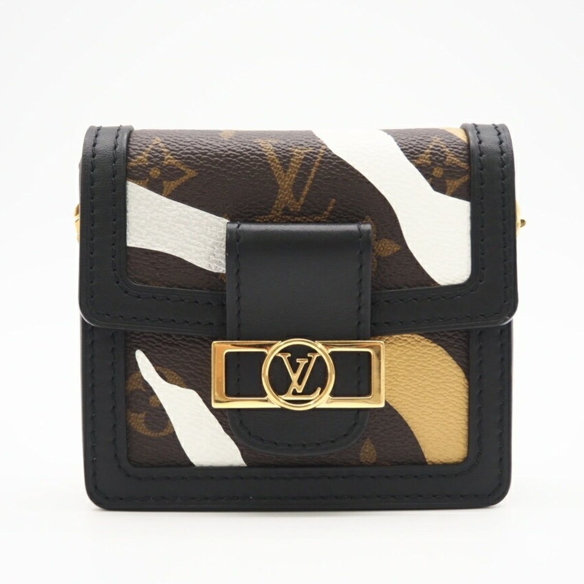 Louis Vuitton Beige Brown Monogram Monogram Handbag (Pre-Owned)