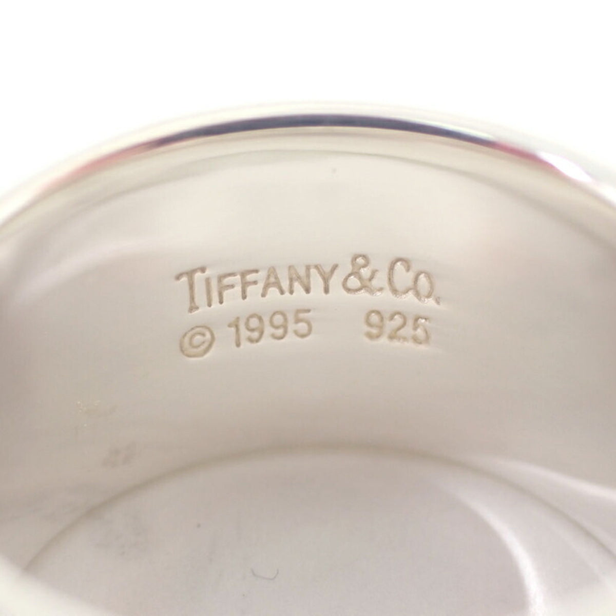 Tiffany Sterling Silver 925 Band Ring (Pre-Owned)