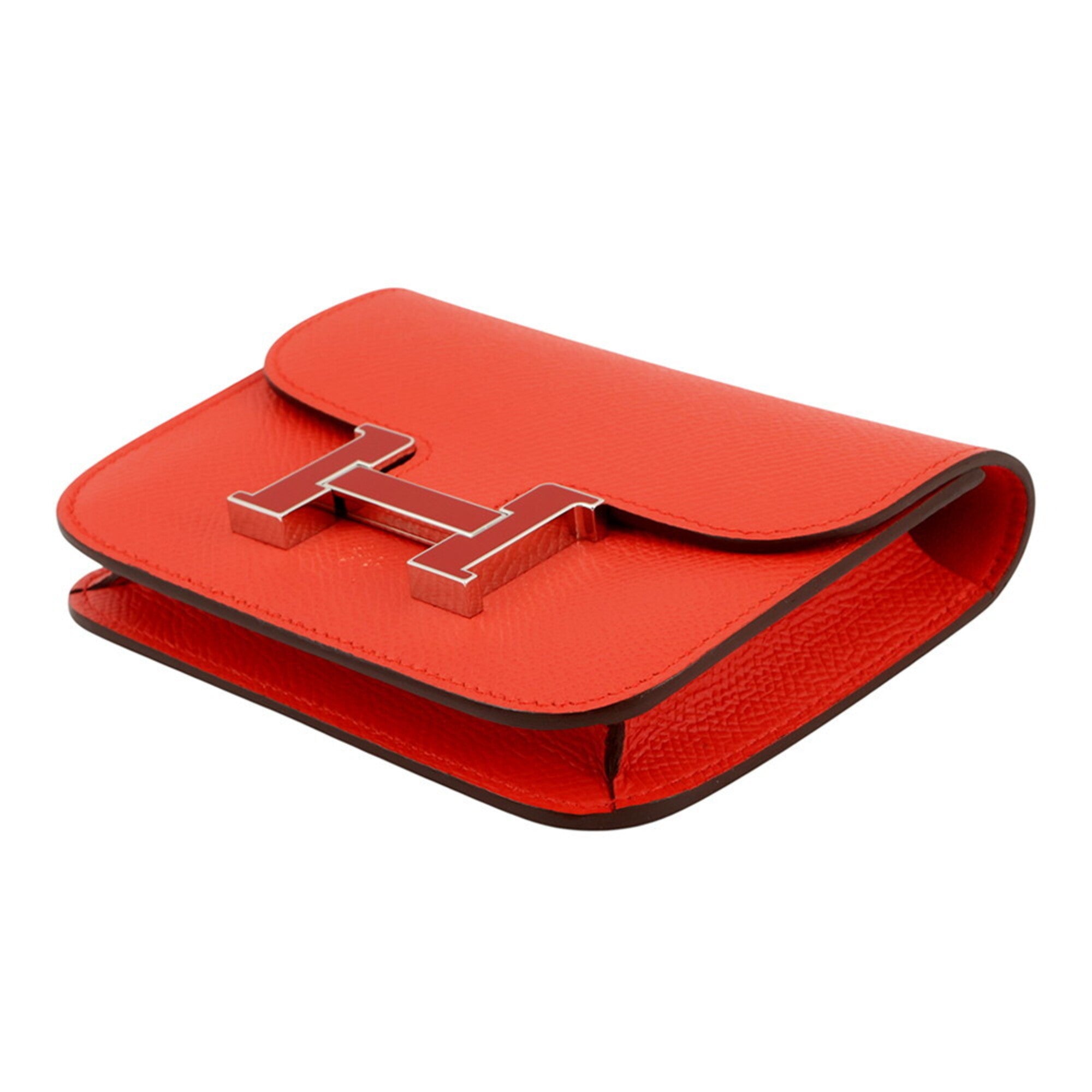 Hermes Capucine Epsom Leather Coin Purse/Coin Case (Pre-Owned)