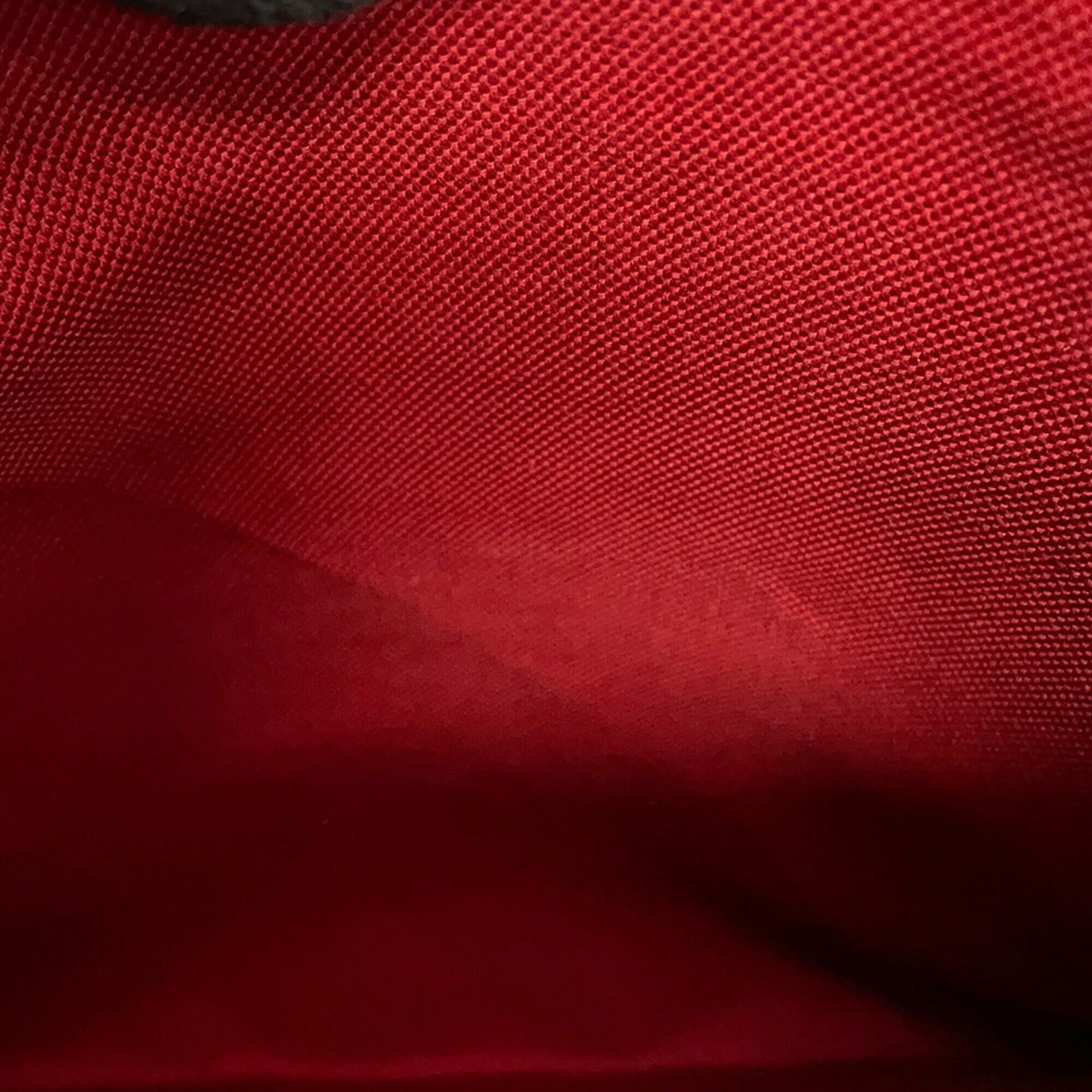 Gucci Multi-Color Red Color Canvas Leather Handbag (Pre-Owned)