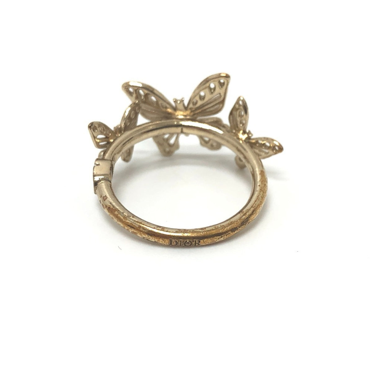 Christian Dior Metal Band Ring (Pre-Owned)