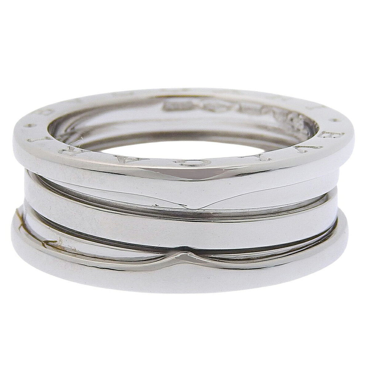 Bvlgari White Gold White Gold (18K) Band Ring (Pre-Owned)