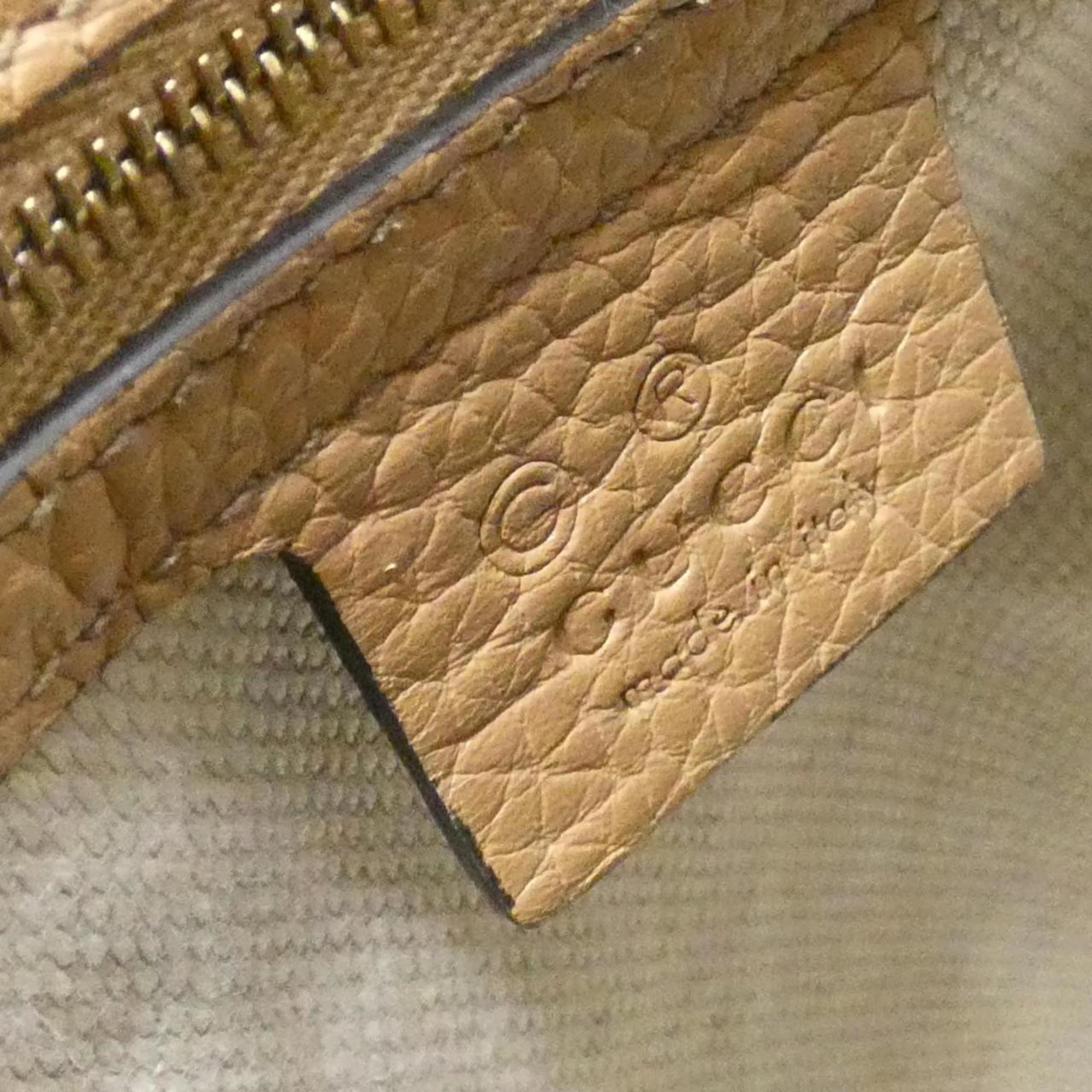 Gucci Beige Leather Shoulder Bag (Pre-Owned)