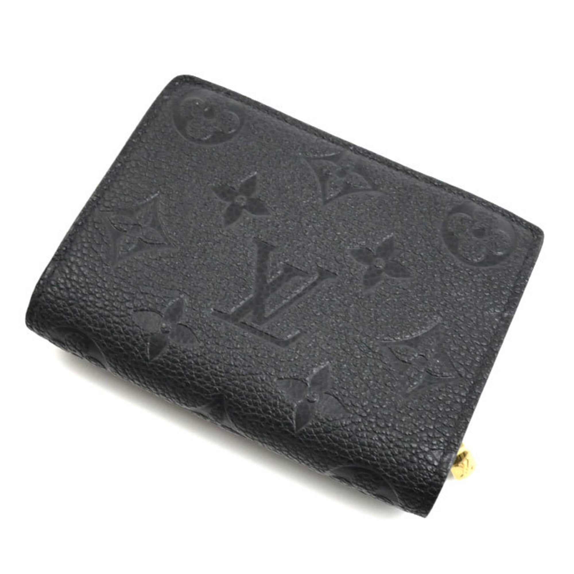 Louis Vuitton Noir Monogram Empreinte Wallet (Bi-Fold) (Pre-Owned)