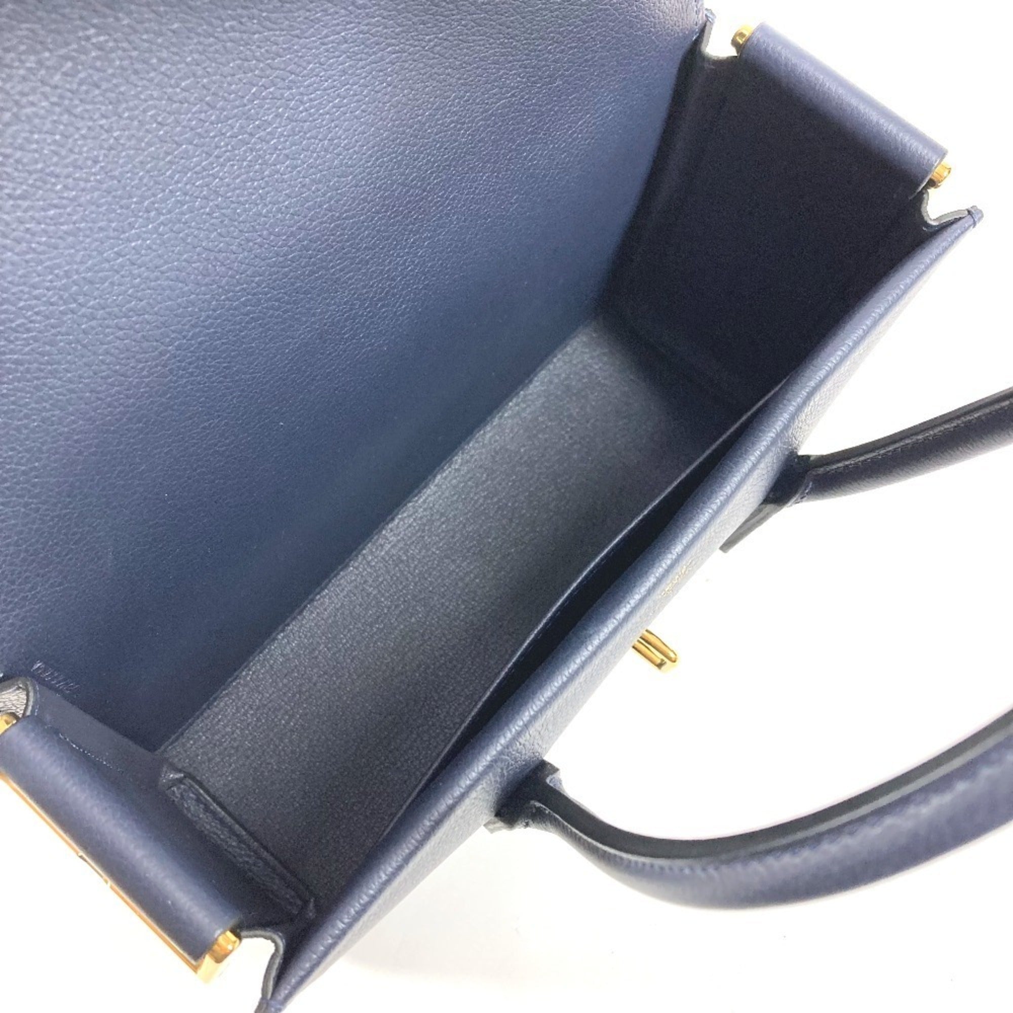 Hermes Drag Navy Shoulder Bag (Pre-Owned)