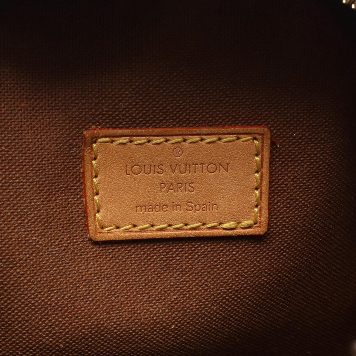 Louis Vuitton Brown Coated Canvas Pvc Monogram Leather Fanny Pack Handbag Sling Bag (Pre-Owned)