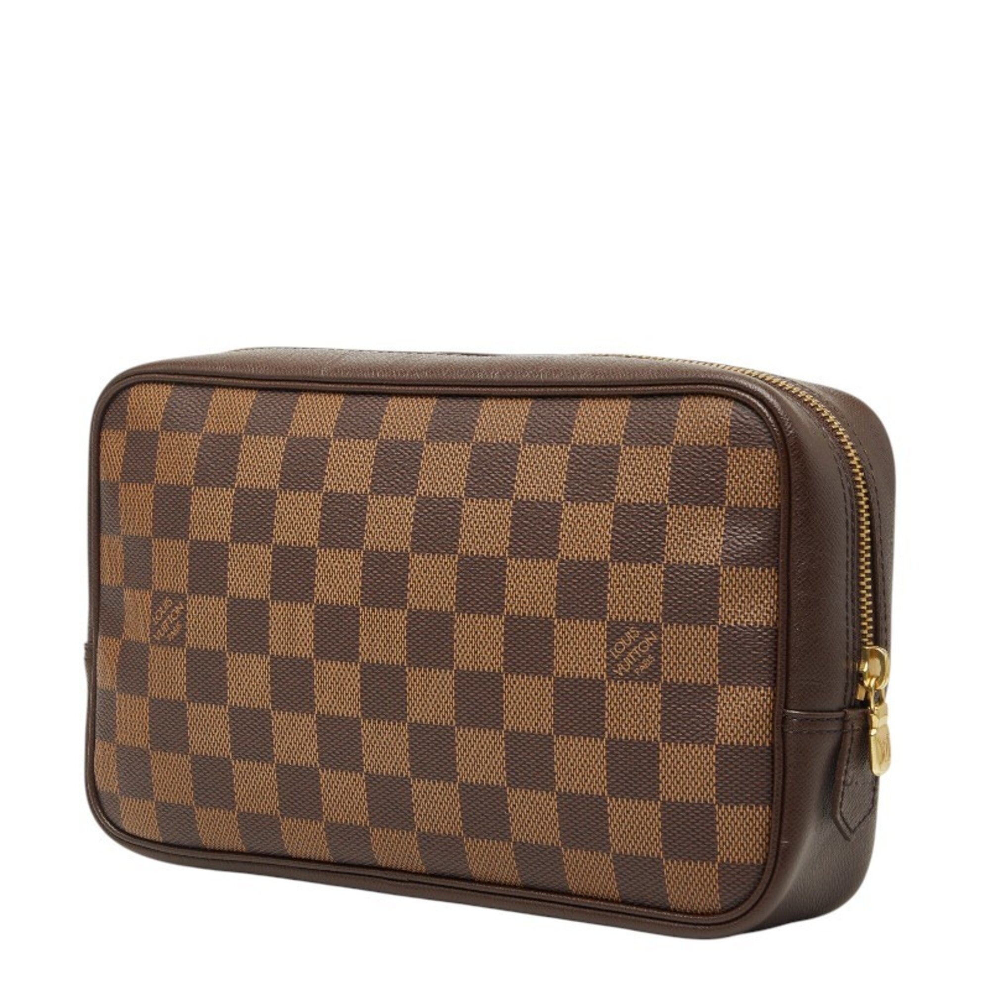 Louis Vuitton Brown Pvc Pouch (Pre-Owned)
