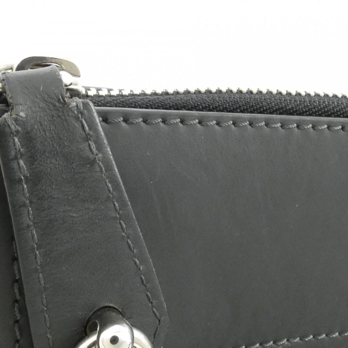 Louis Vuitton Black Cobalt Coated Canvas Shoulder Bag (Pre-Owned)