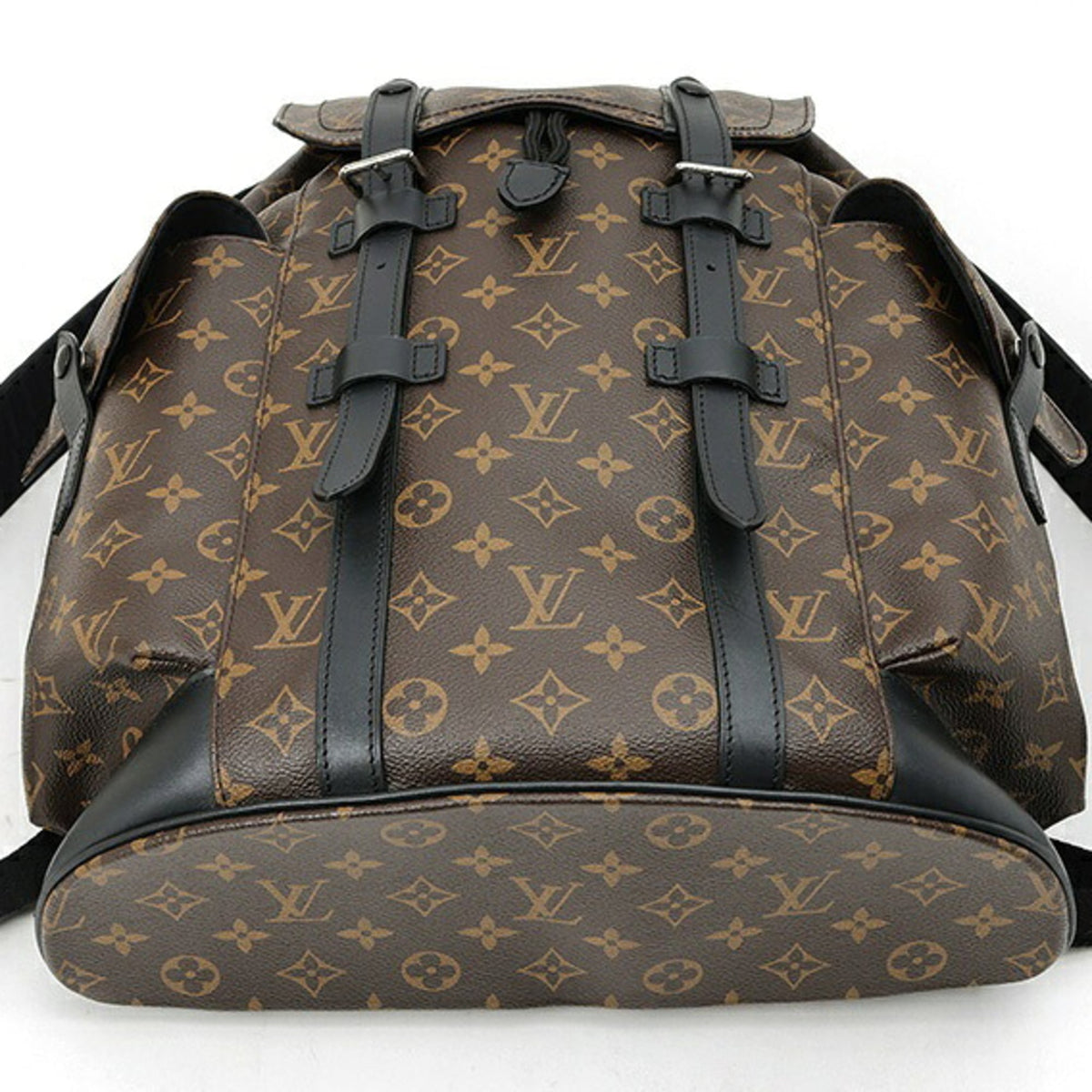 Louis Vuitton Black Monogram Canvas Backpack (Pre-Owned)