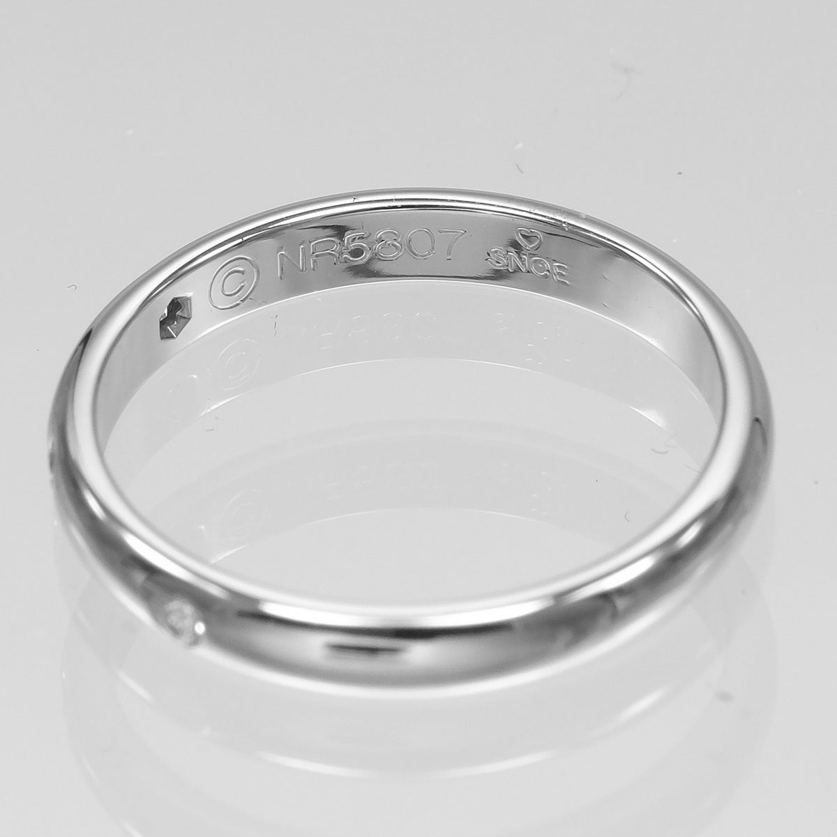 Cartier Platinum 950 Band Ring (Pre-Owned)