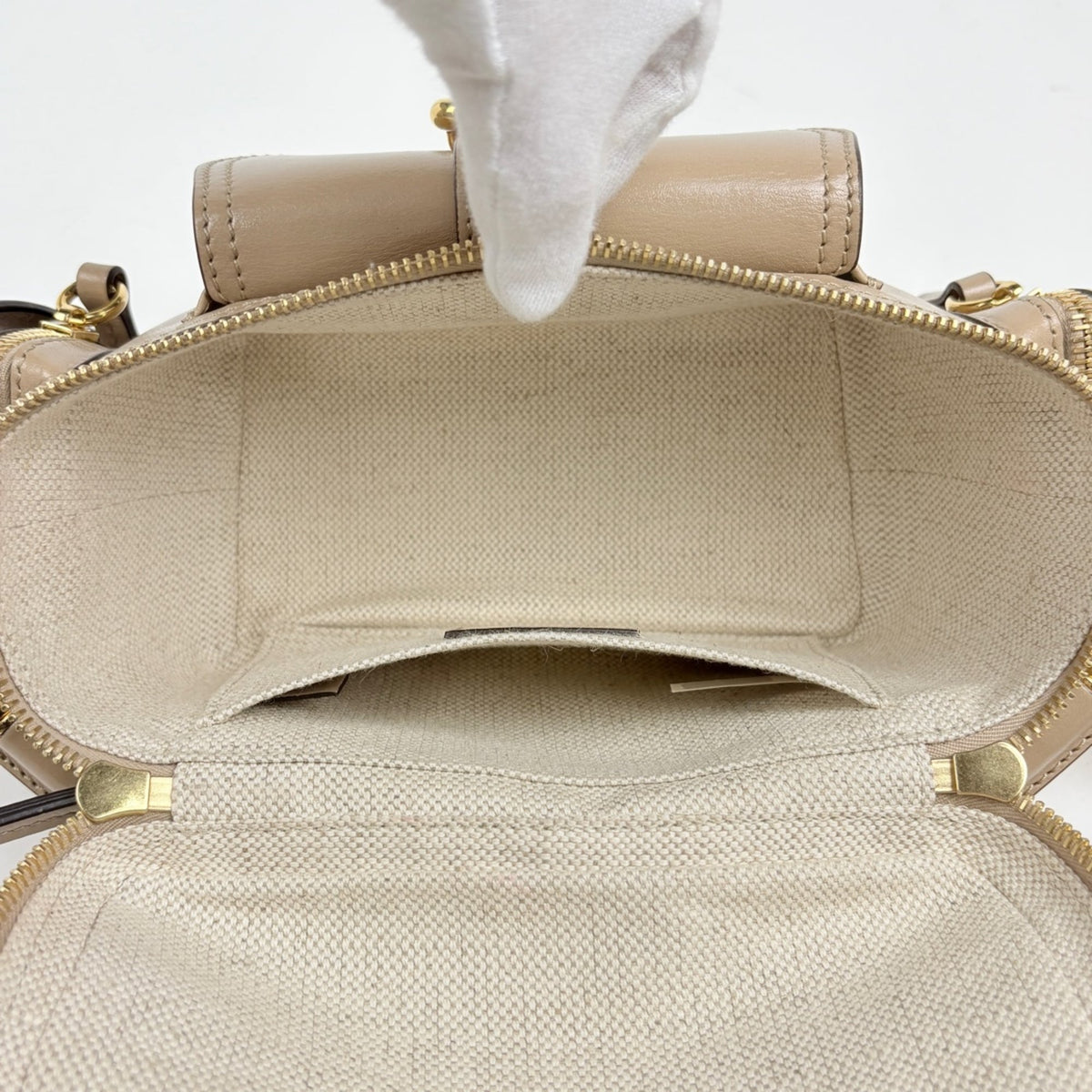 Chloé Beige Leather Handbag (Pre-Owned)