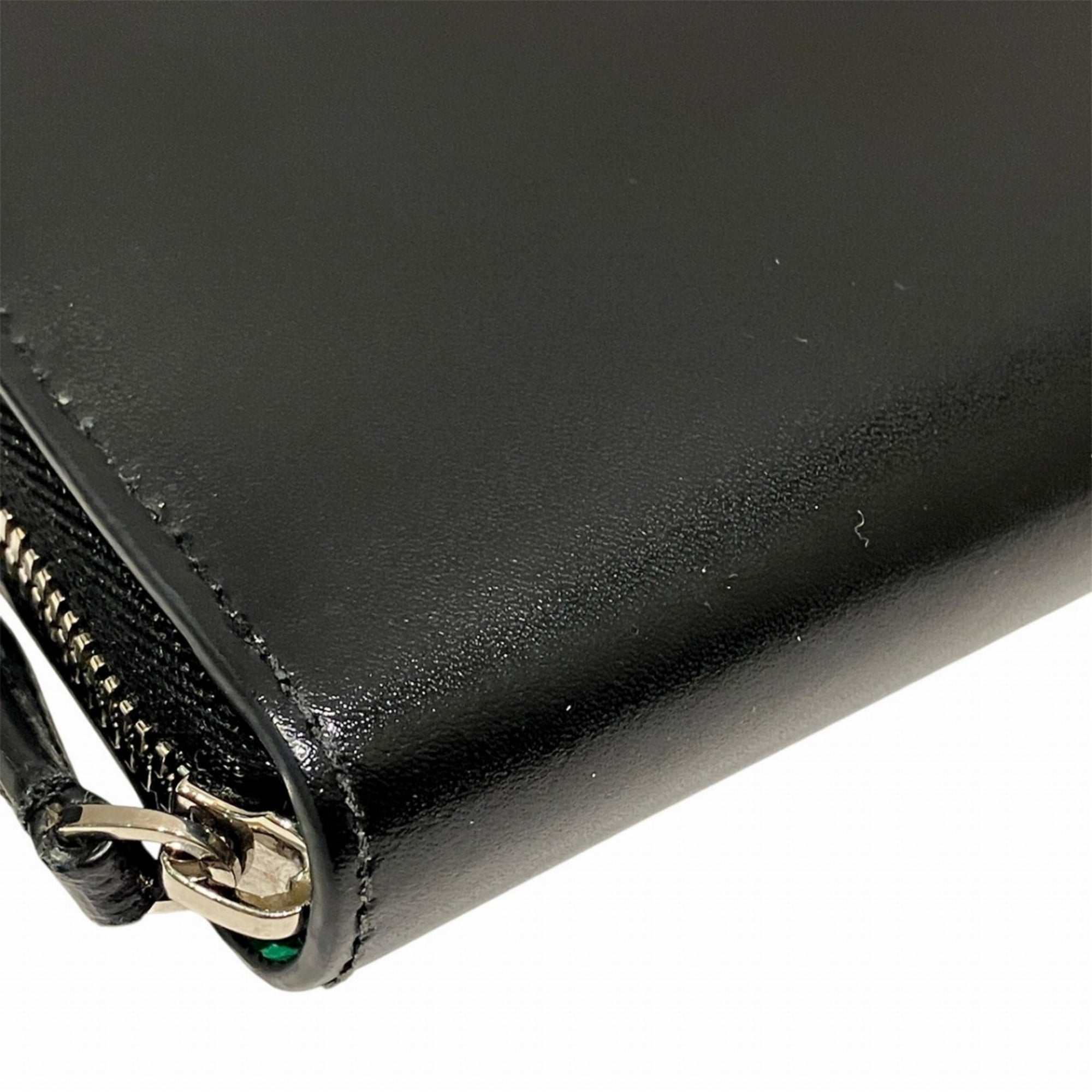 Balenciaga Black Leather Long Wallet (Bi-Fold) (Pre-Owned)