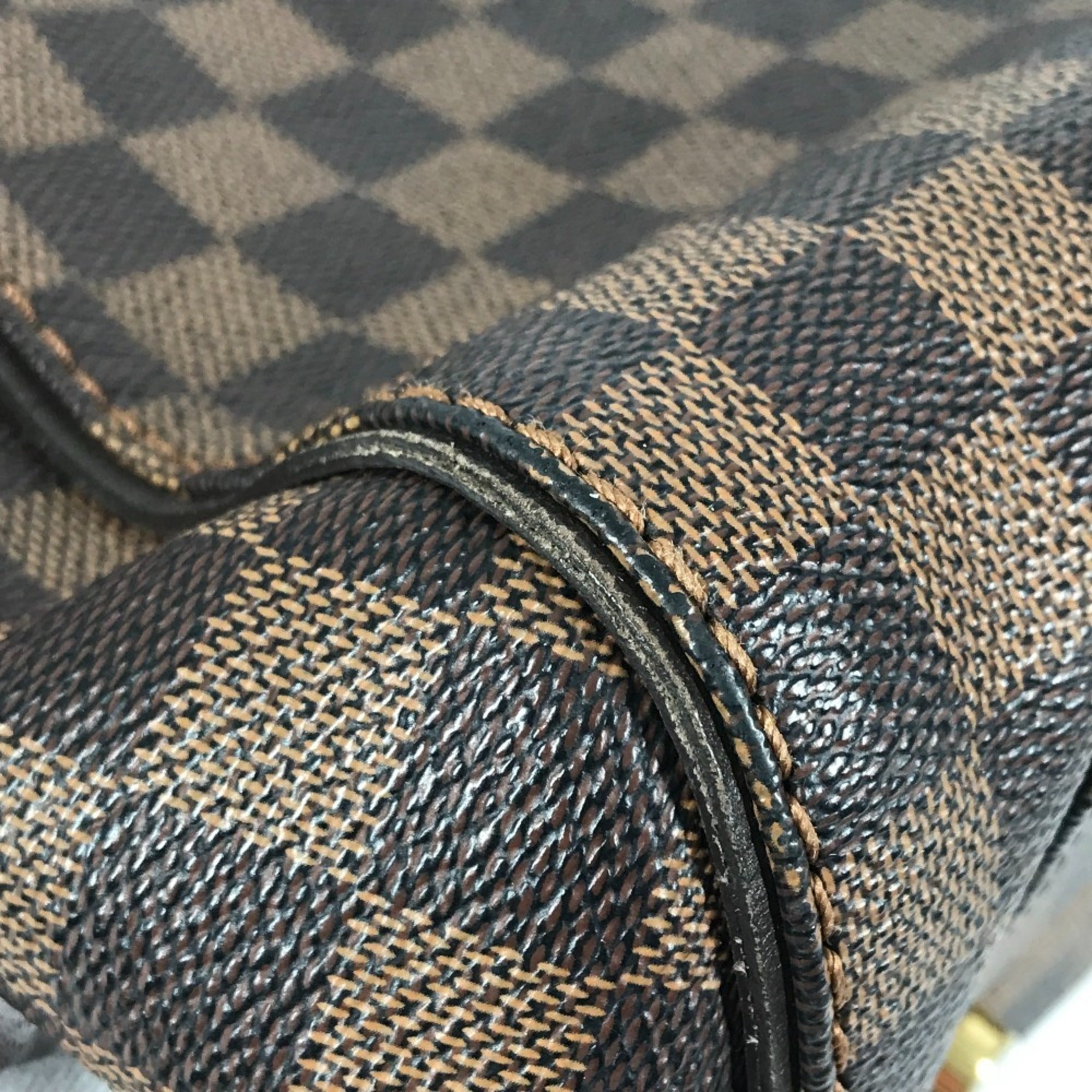 Louis Vuitton Damier Brown Ebene Damier Canvas Shoulder Bag Tote Bag (Pre-Owned)