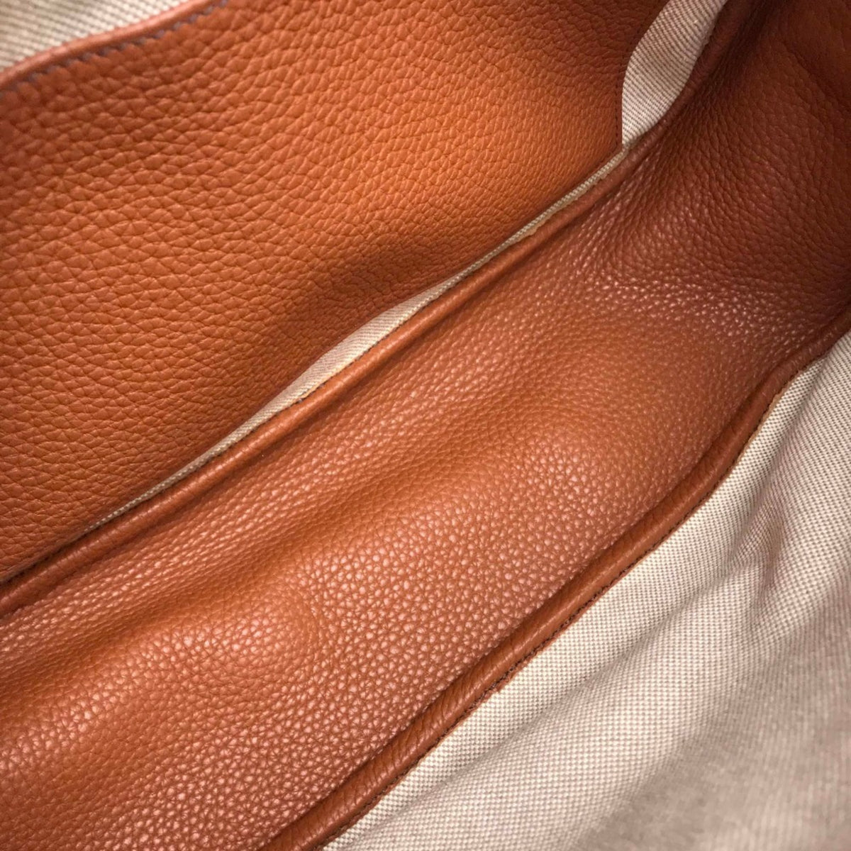 Hermes Brown Leather Shoulder Bag (Pre-Owned)