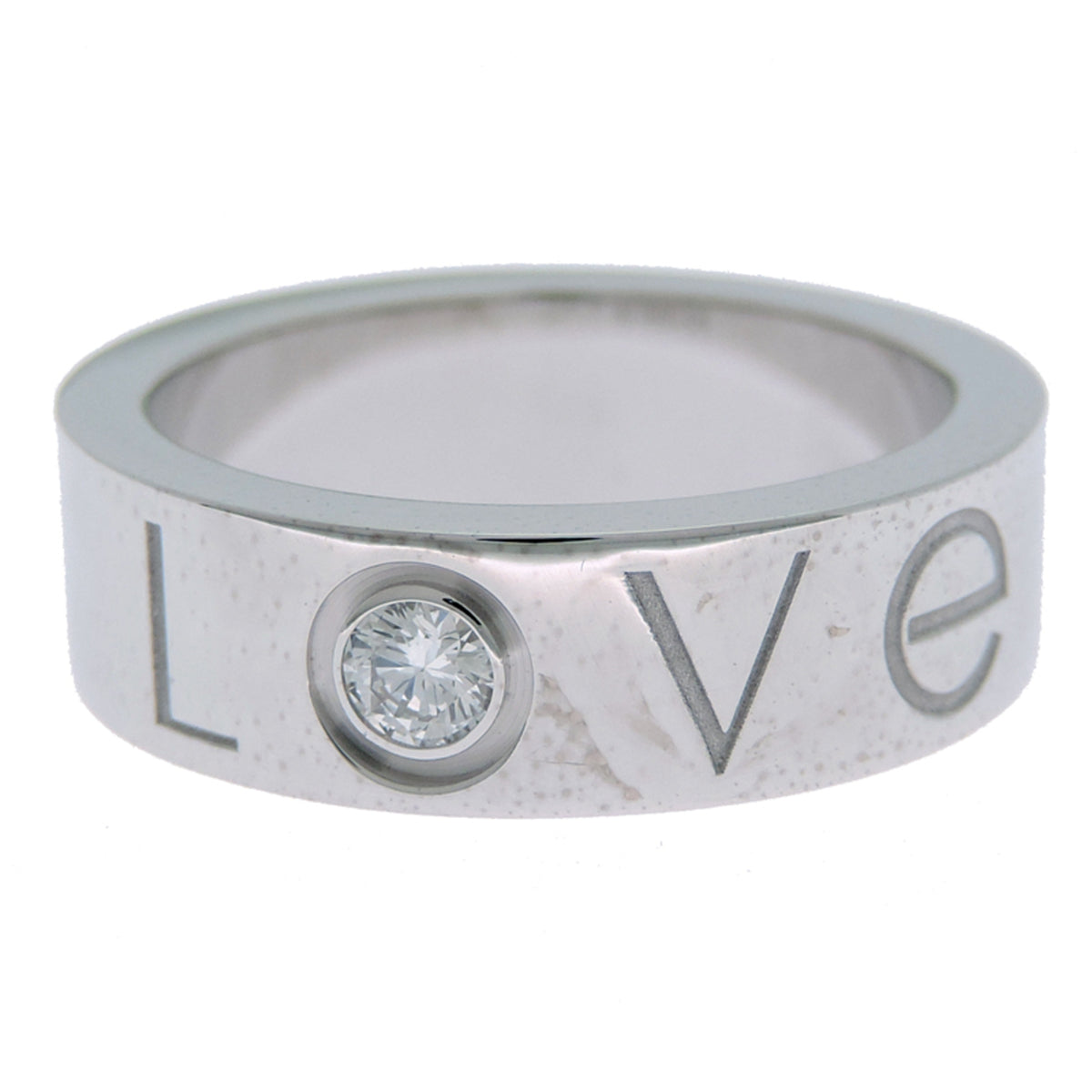 Cartier White Gold (18K) Band Ring (Pre-Owned)