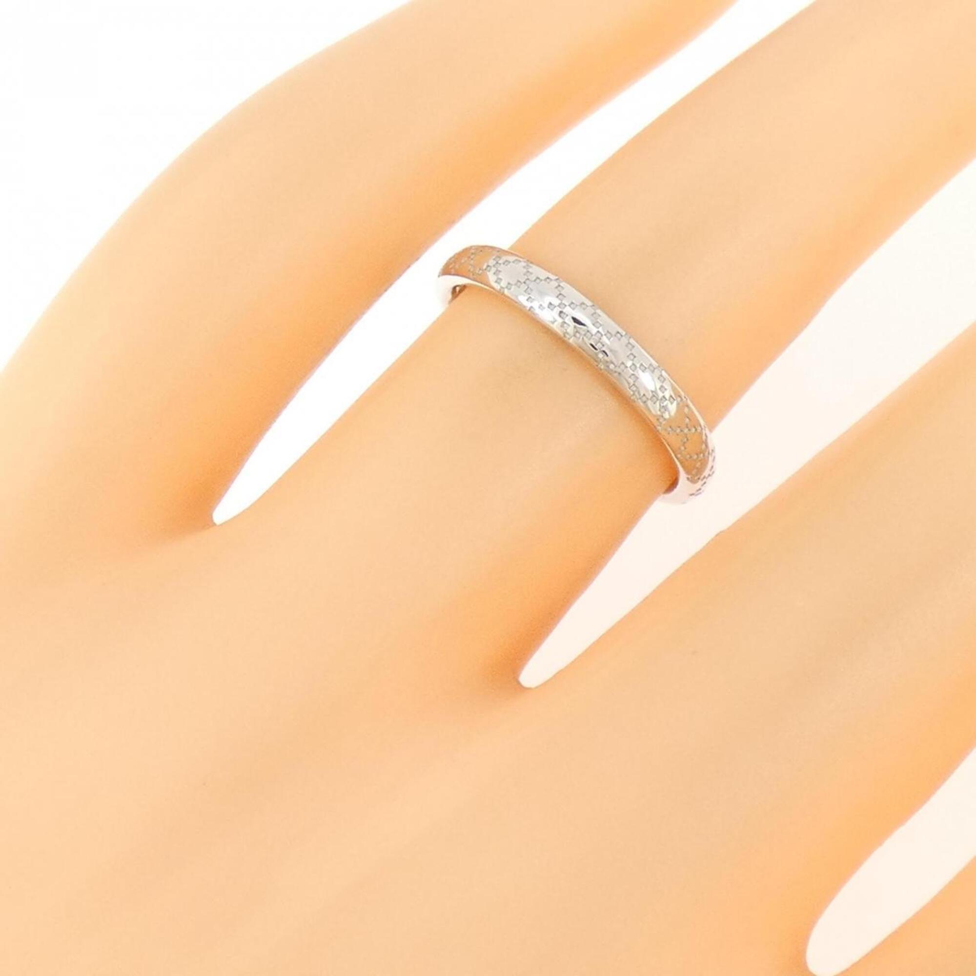 Gucci White Gold White Gold (18K) Band Ring (Pre-Owned)