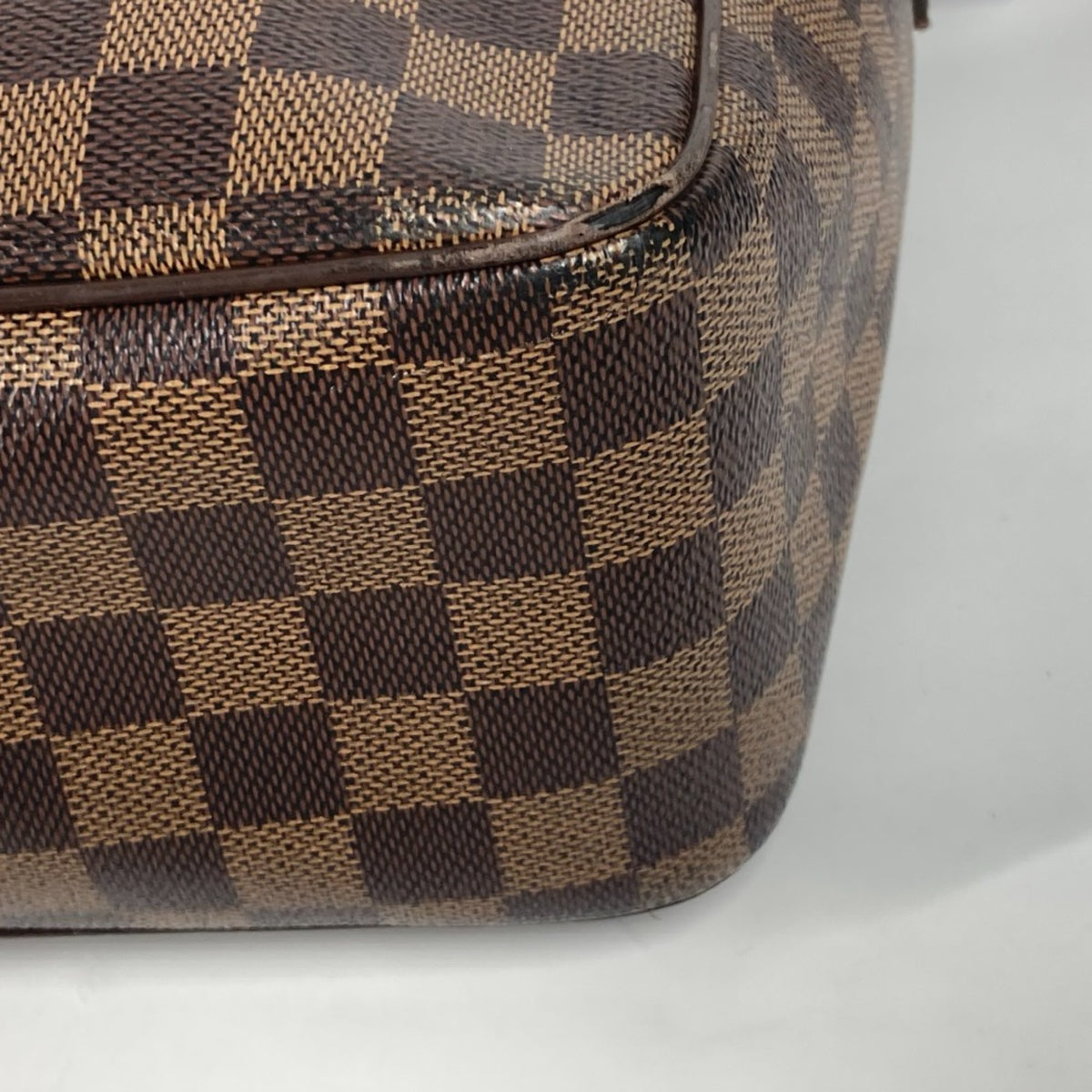 Louis Vuitton Brown Damier Canvas Shoulder Bag (Pre-Owned)